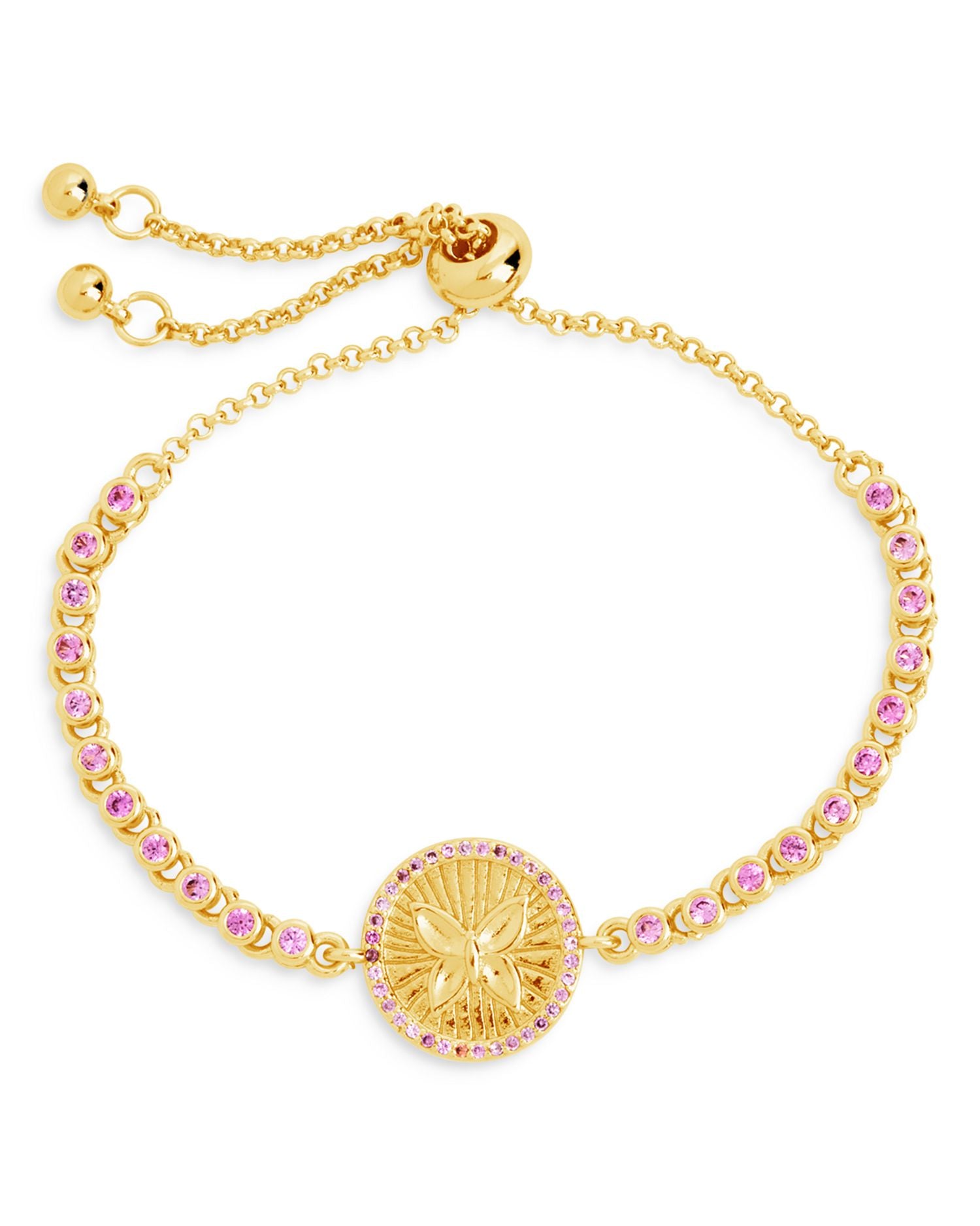 Bindi Butterfly Bracelet in 14K Gold Plated