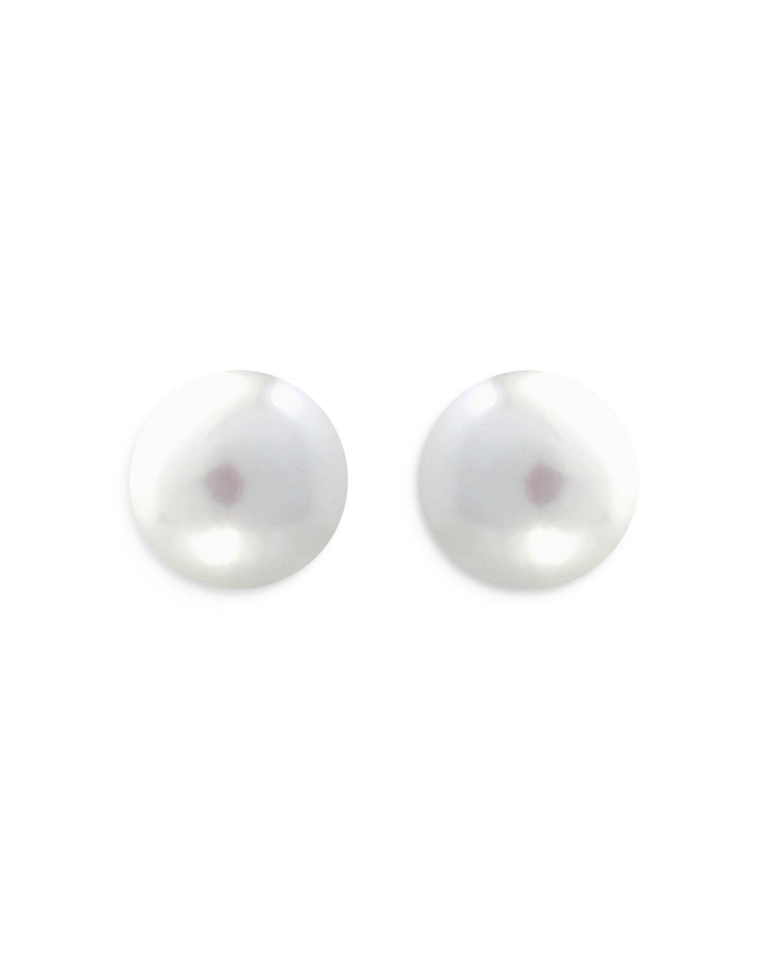 Cultured Freshwater Pearl Solitaire Stud Earrings