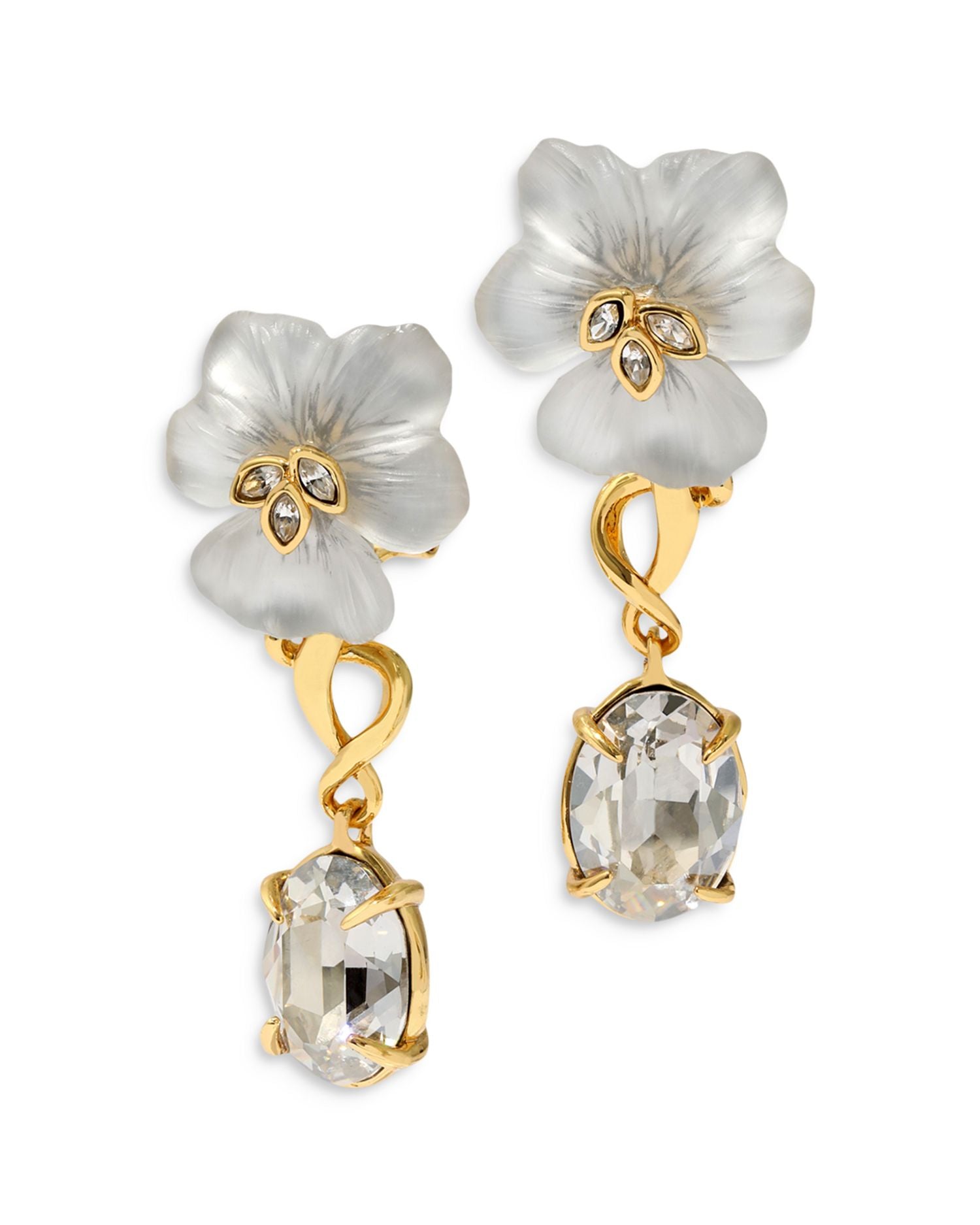 Pansy Drop Earrings