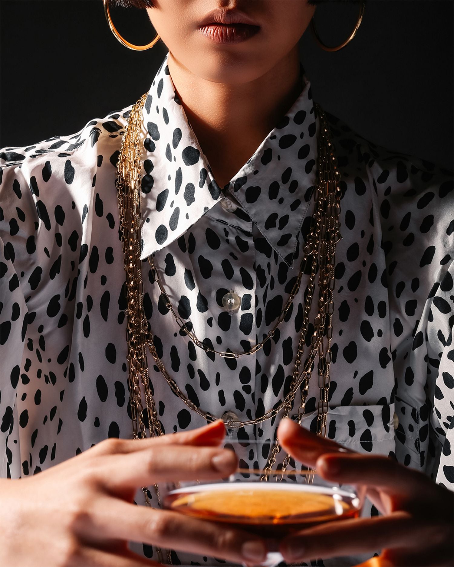 18K Yellow Gold Classic Oro Link Necklace, 17'