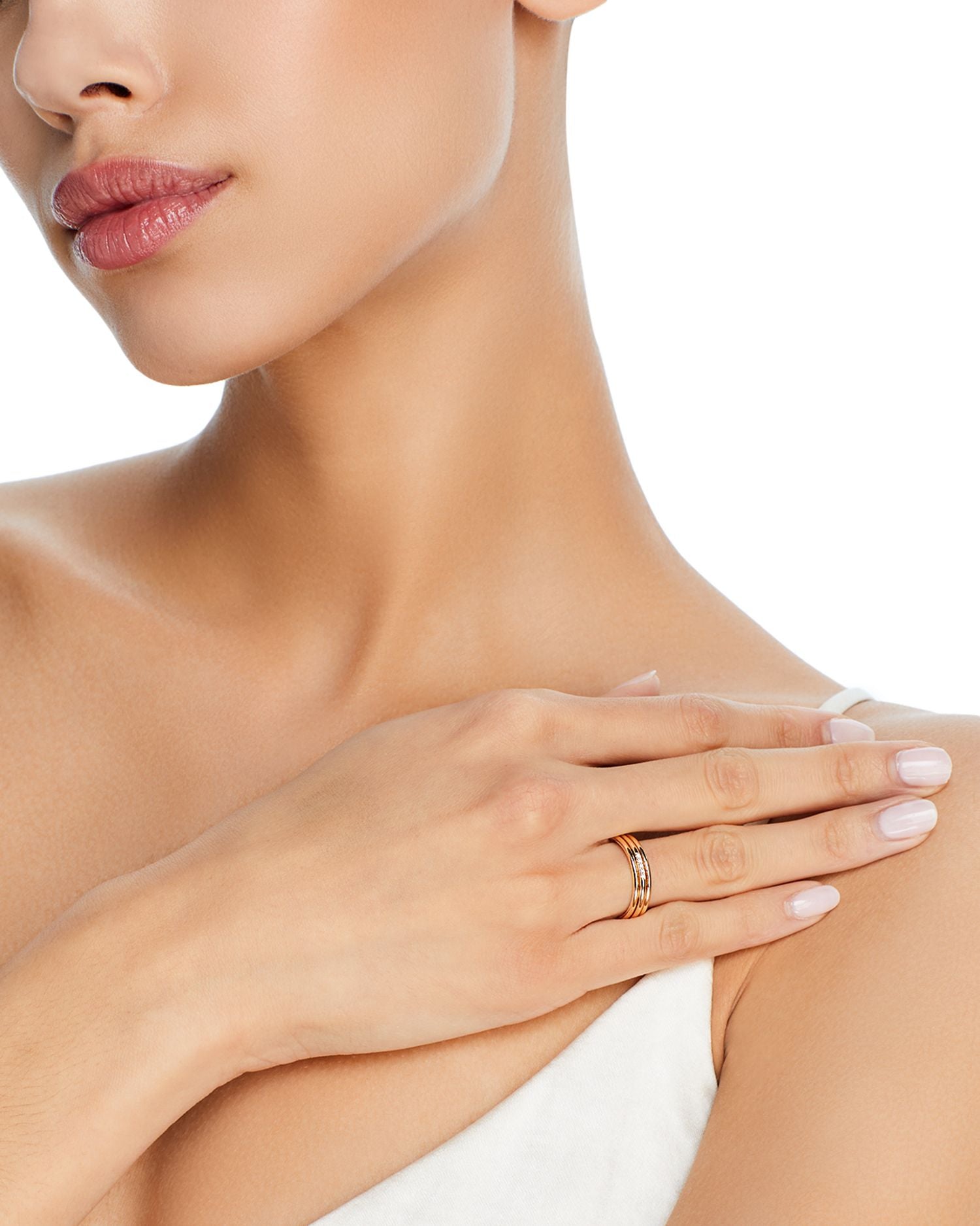 14K Yellow Gold 3-Pc. Set Diamond Stacking Rings