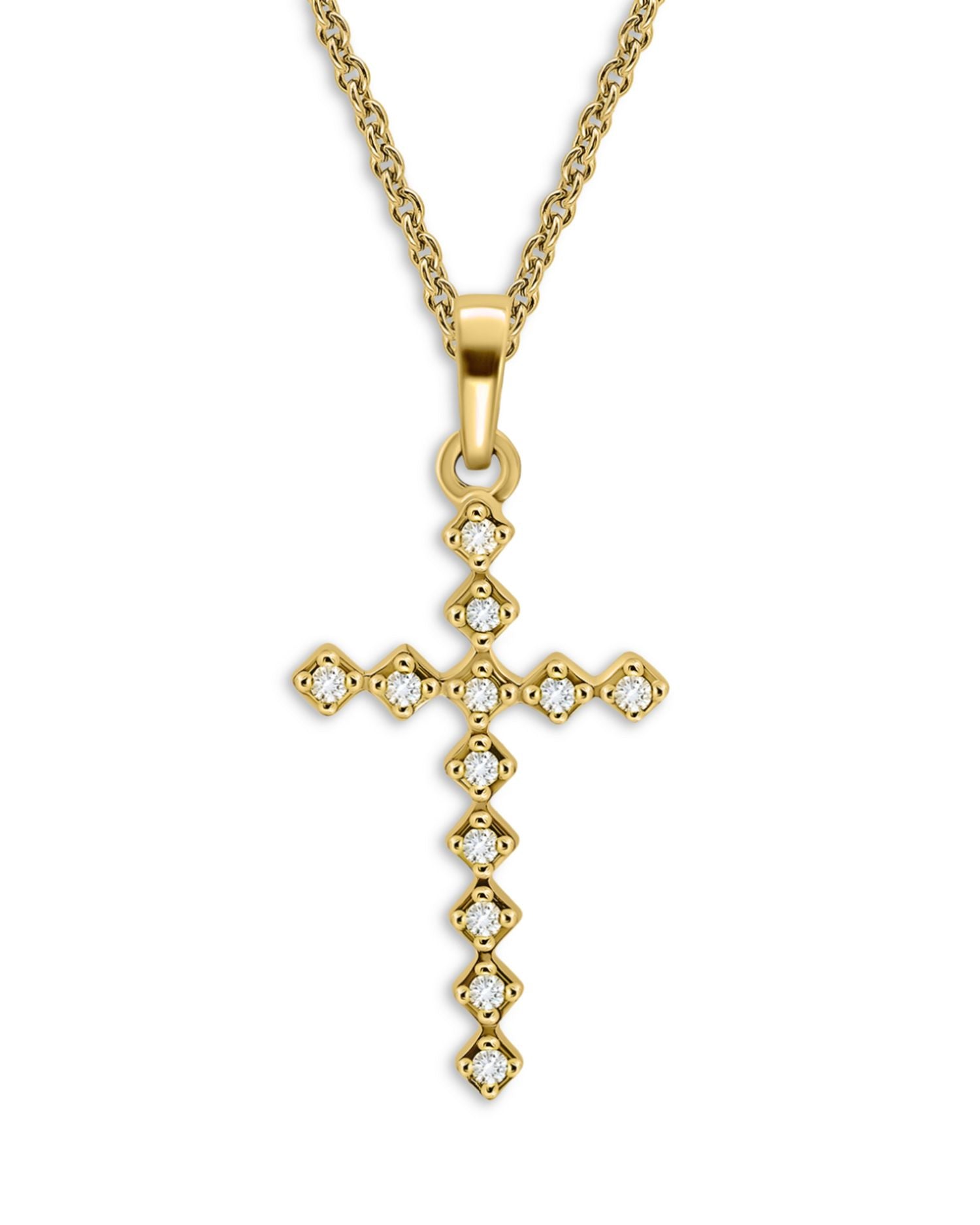 Cross Pendant Necklace, 16' - Exclusive
