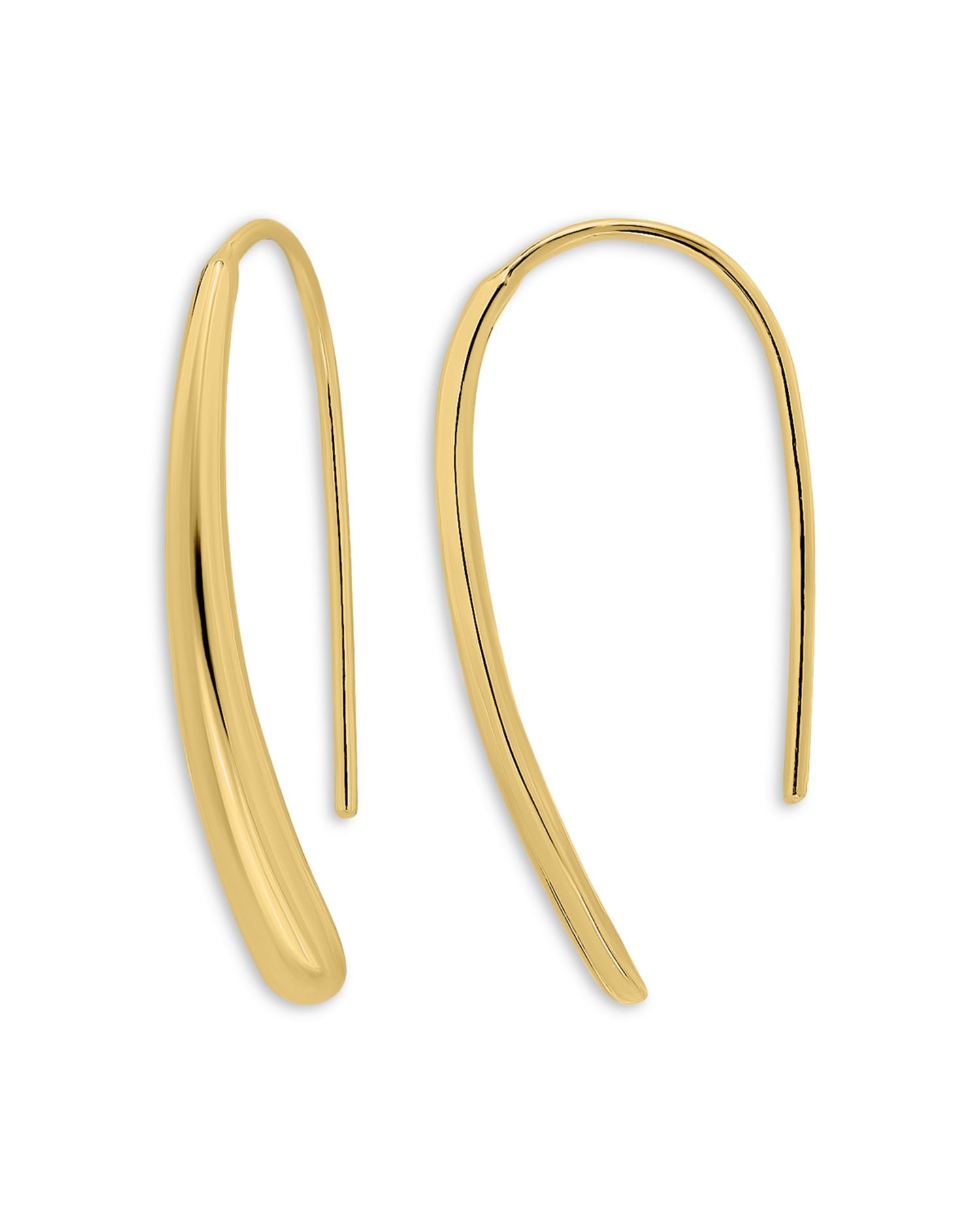 Polish Sculpted Drop Earrings, 1'L - Exclusive