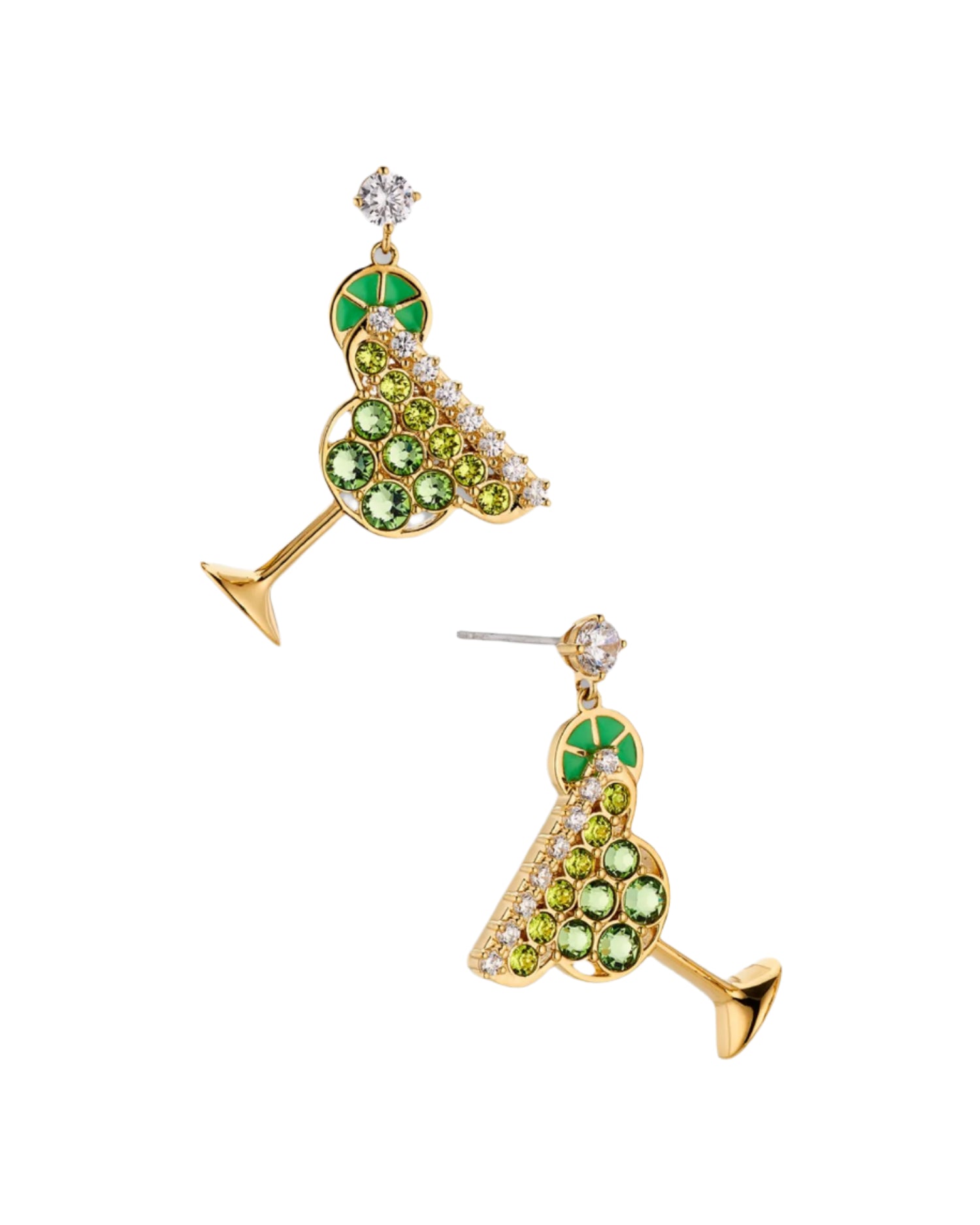 Foodie Margarita Drop Earrings, 1.3'L