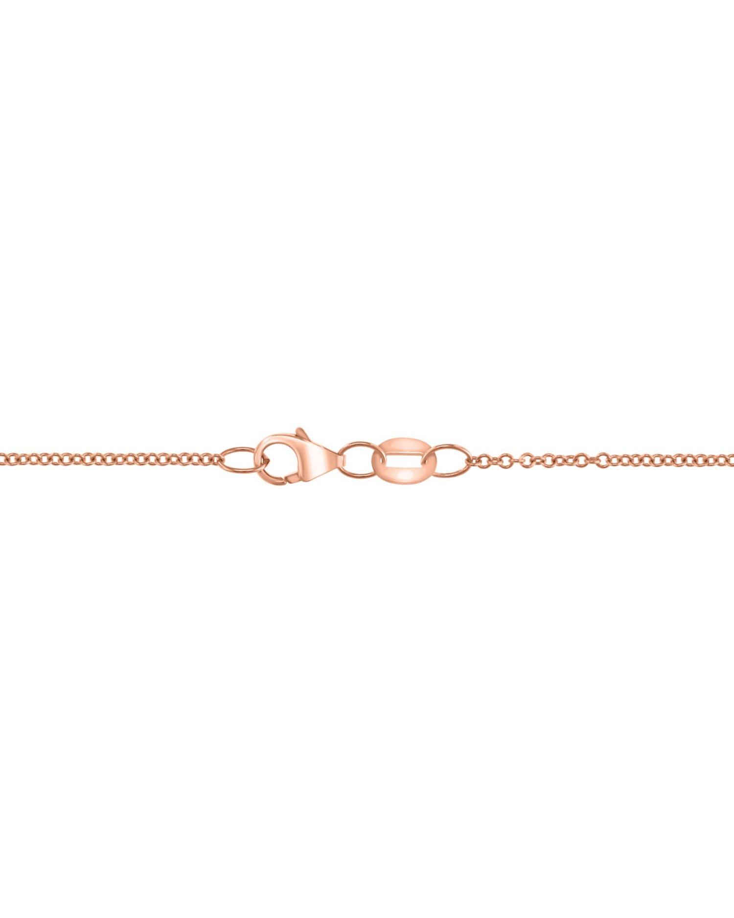 Pink Tourmaline, Morganite & Diamond Pendant Necklace in 14K Rose Gold