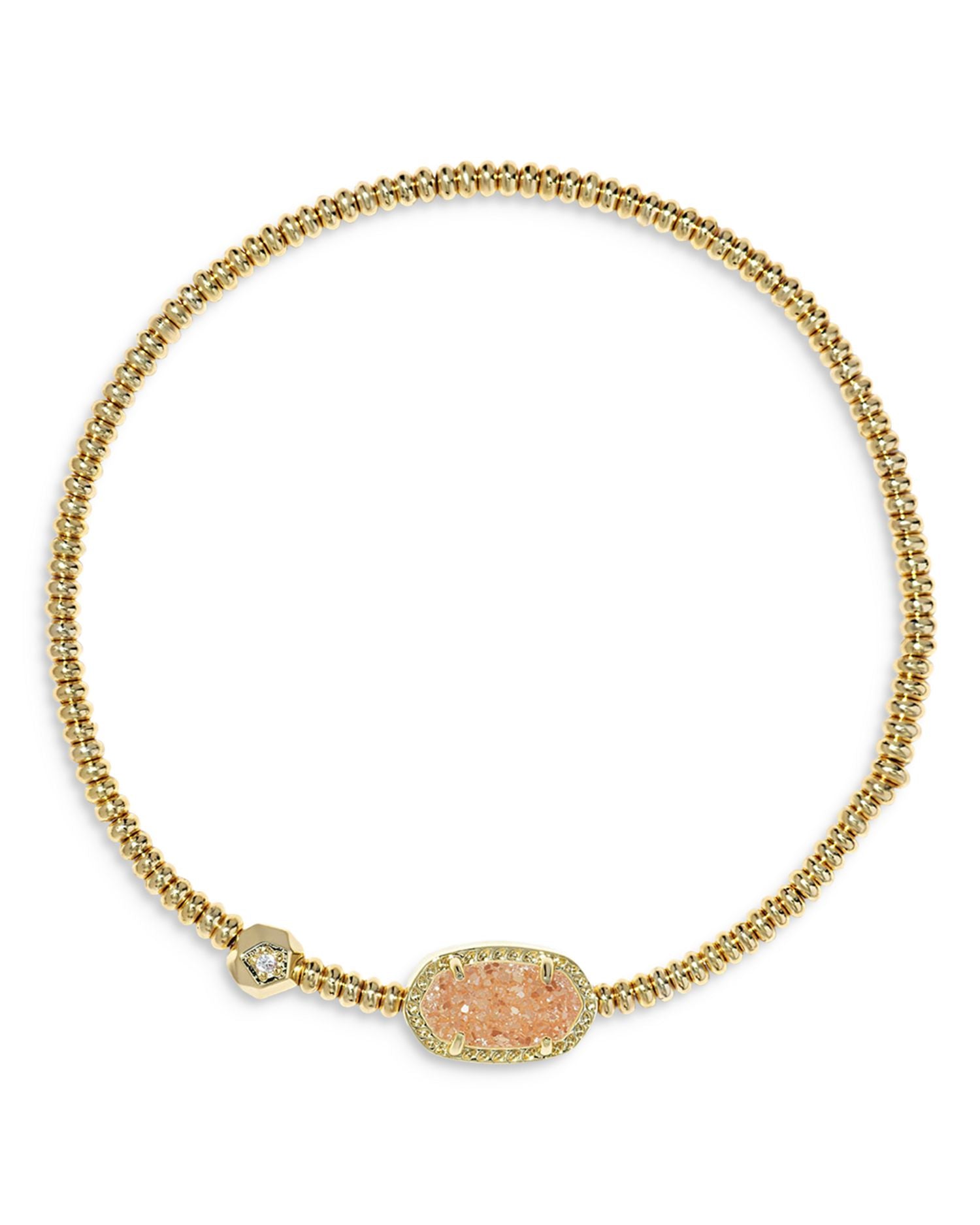 Grayson Pavé & Drusy Stone Beaded Stretch Bracelet