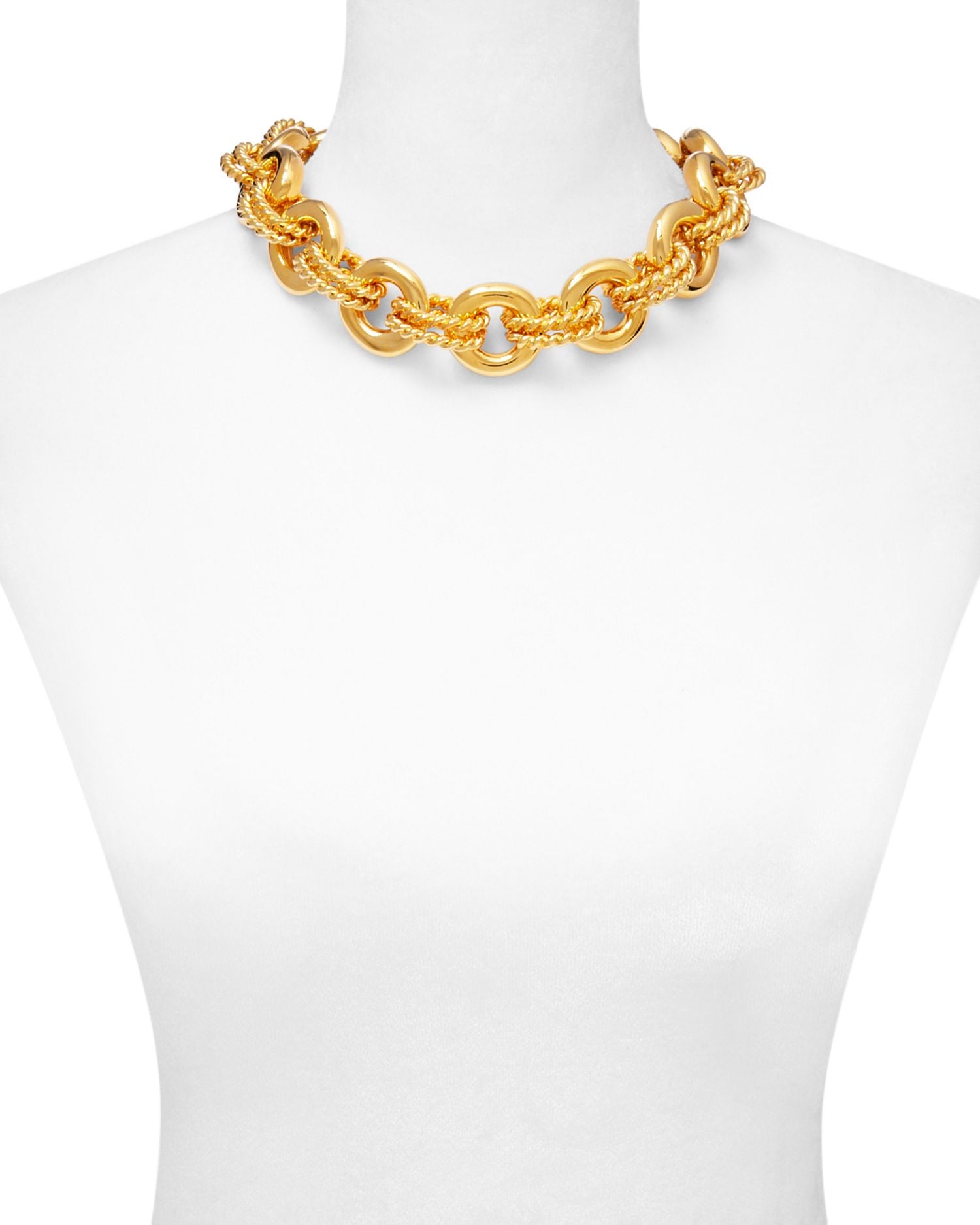 Donut Link Necklace, 18'