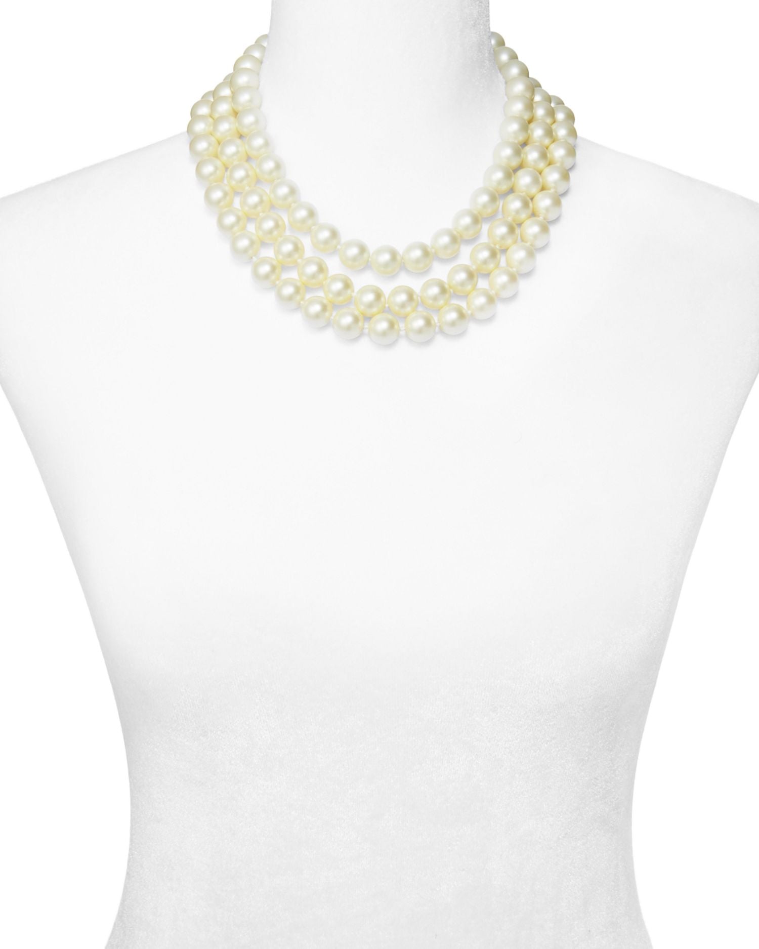 Barbara Imitation Pearl Necklace, 17"