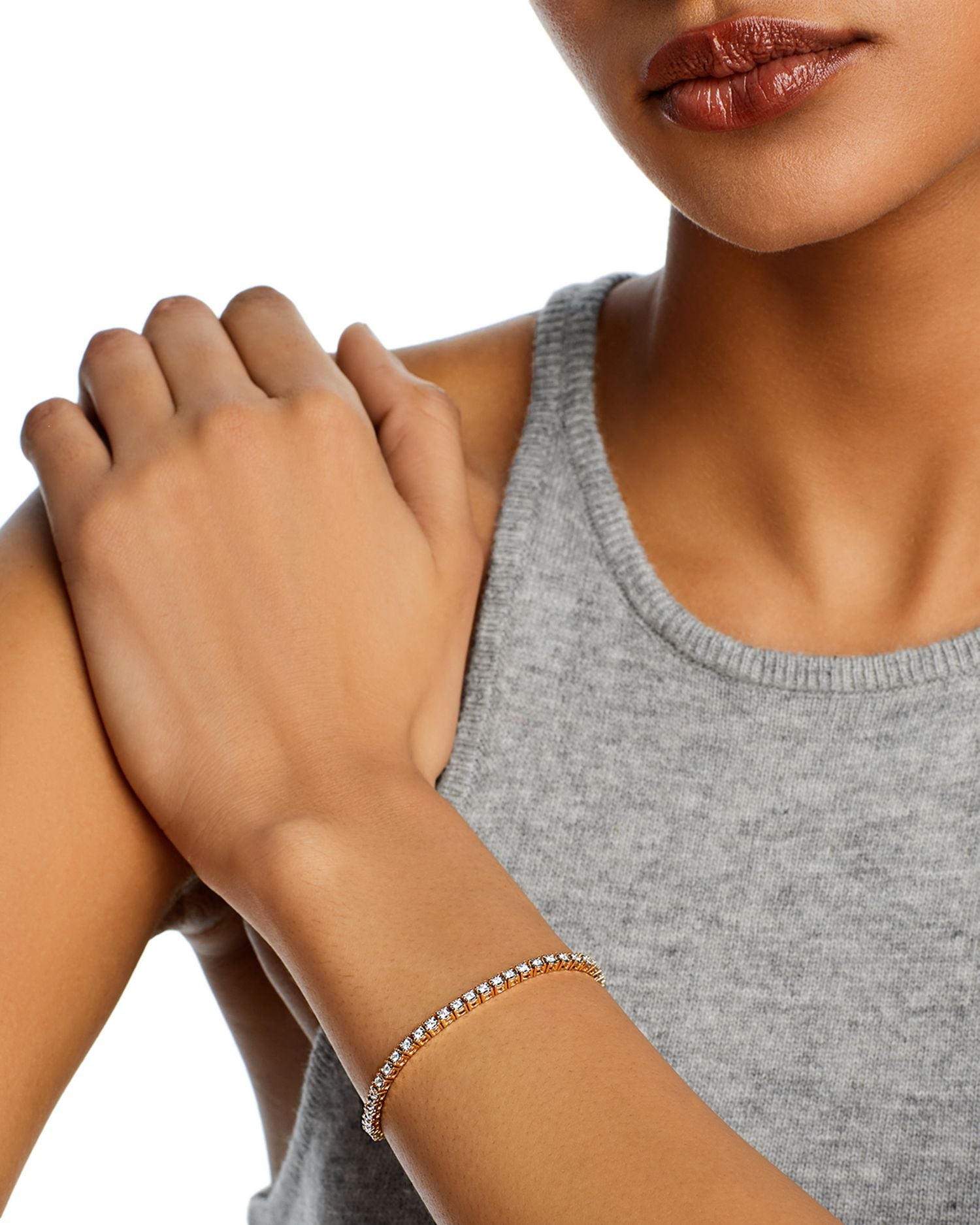 Diamond Tennis Bracelet in 14K Yellow Gold, 1.0 ct. t.w.