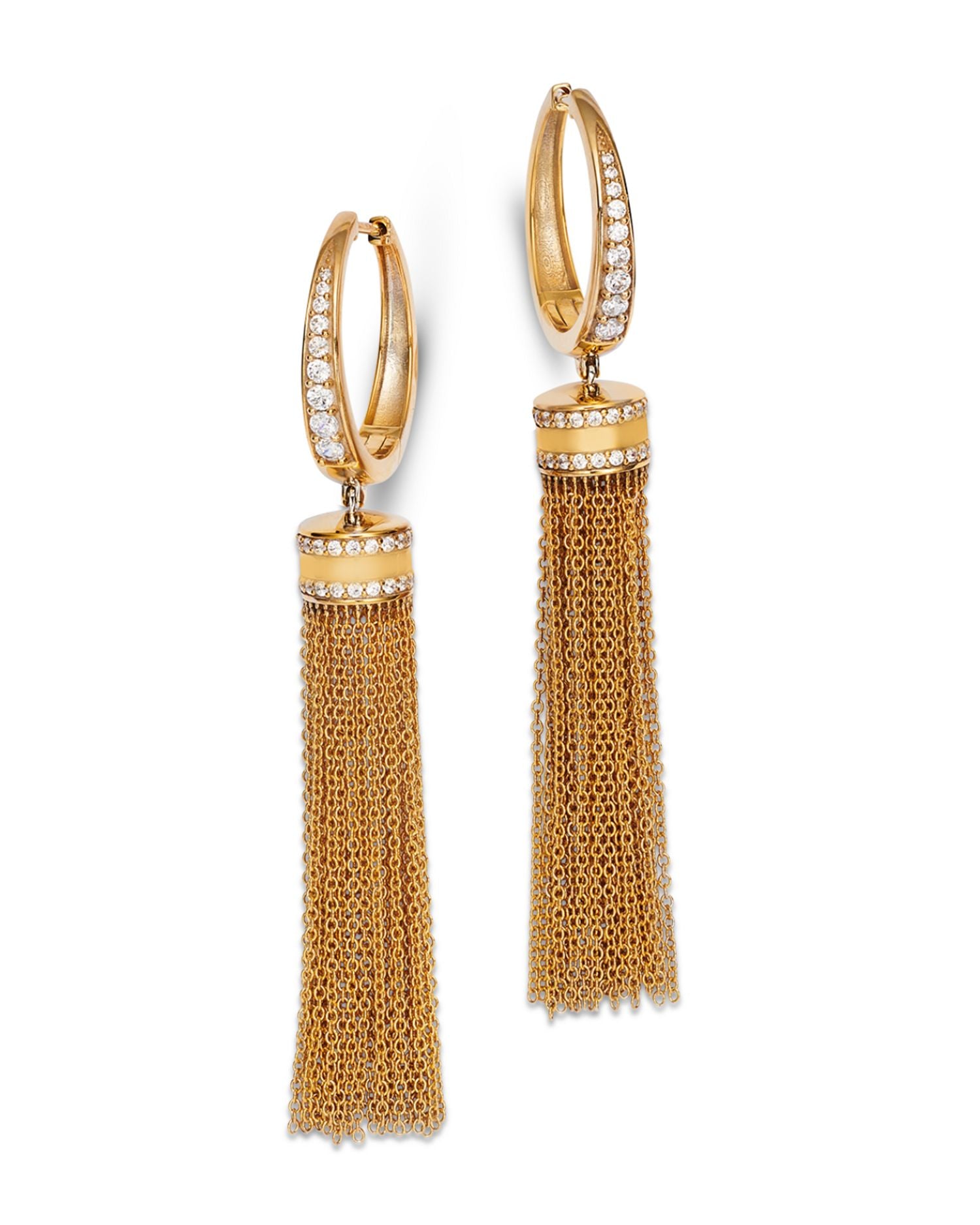 Diamond Tassel Drop Earrings in 14K Yellow Gold, 0.75 ct. t.w. - Exclusive