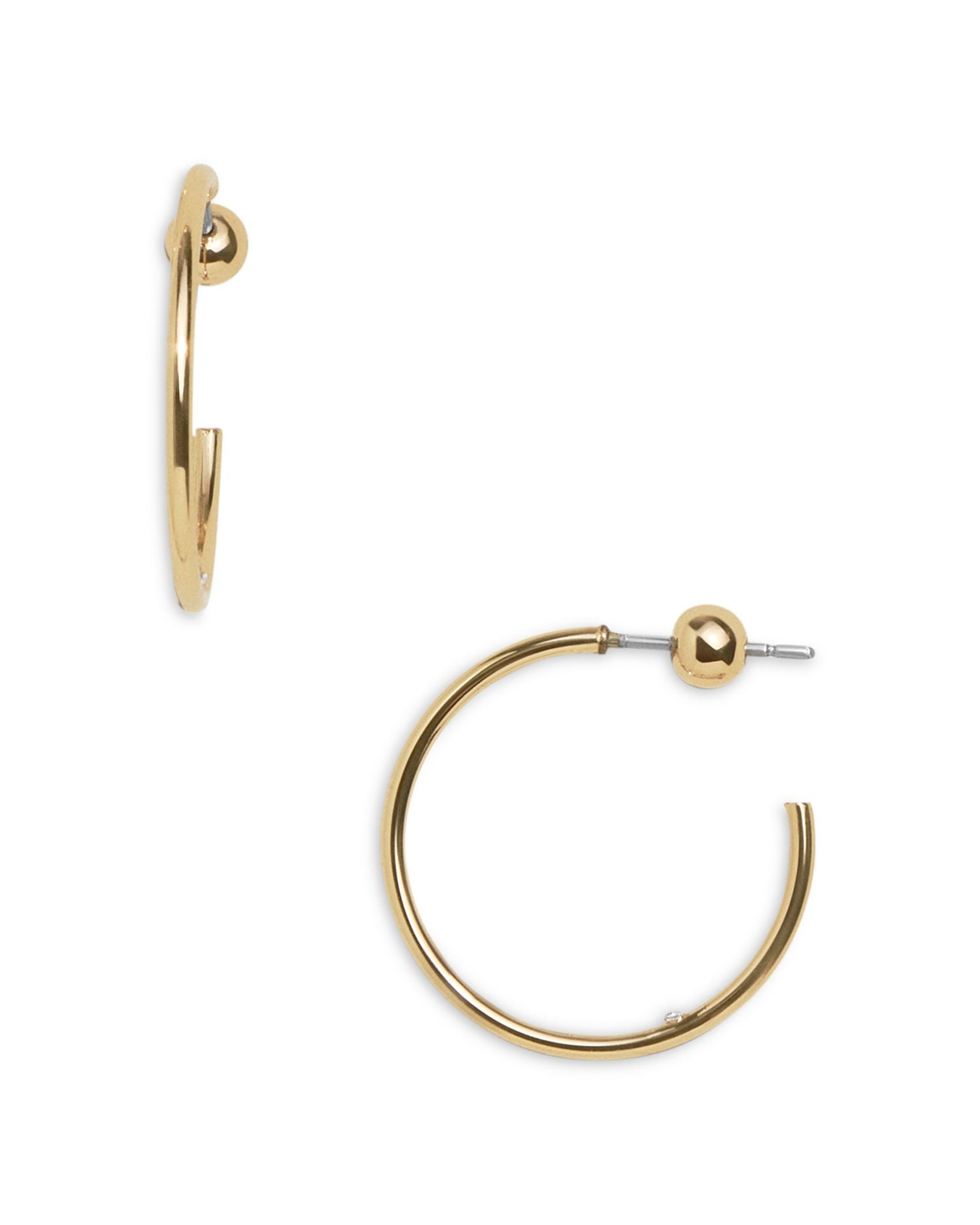 Dalilah Bead C-Hoop Earrings