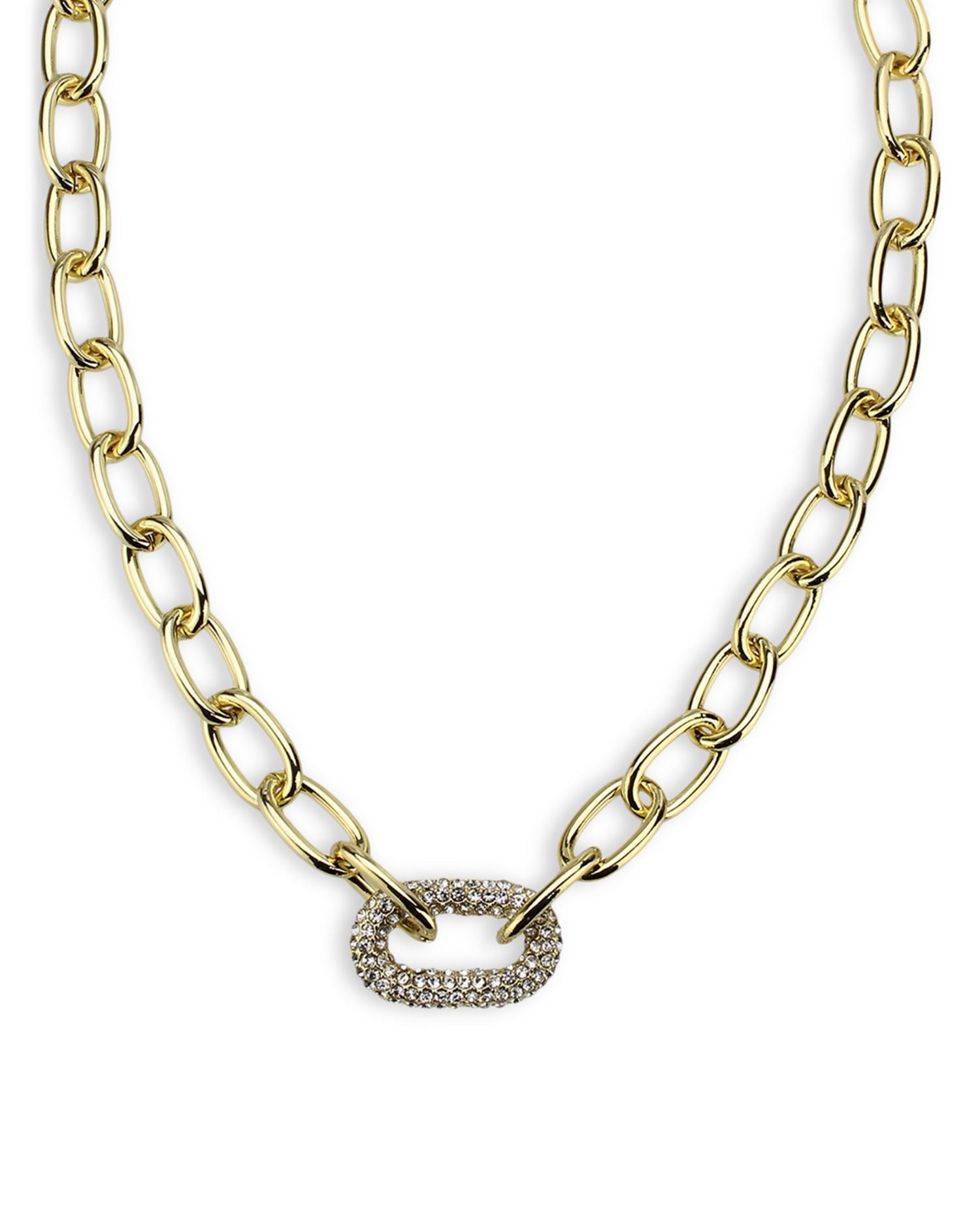Eno Pavé Link Collar Necklace, 17'-19' - Exclusive