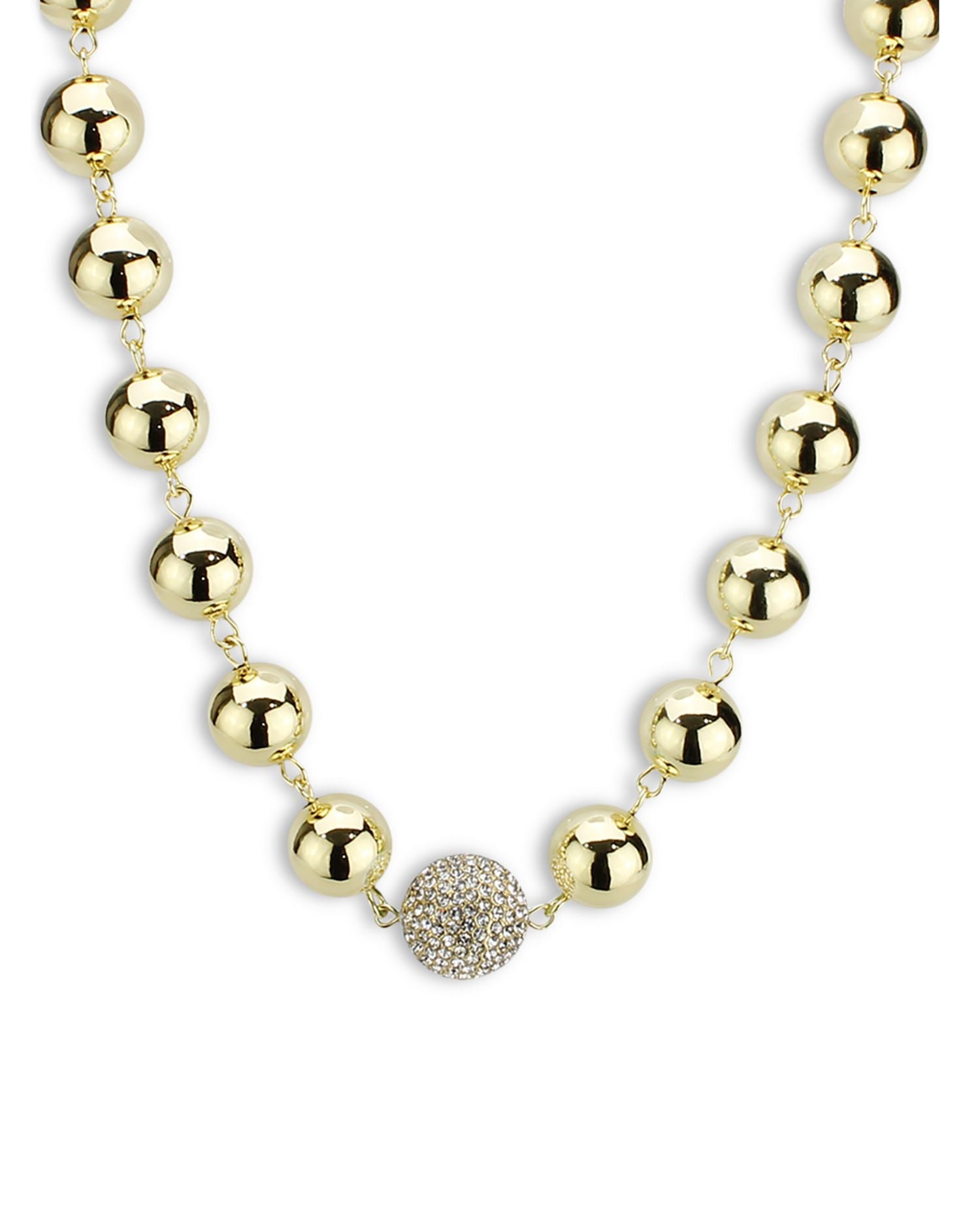 Eno Pavé Bead Collar Necklace, 18"-20" - Exclusive
