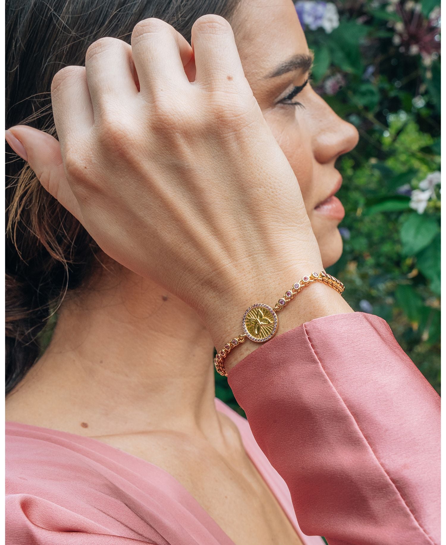 Bindi Butterfly Bracelet in 14K Gold Plated