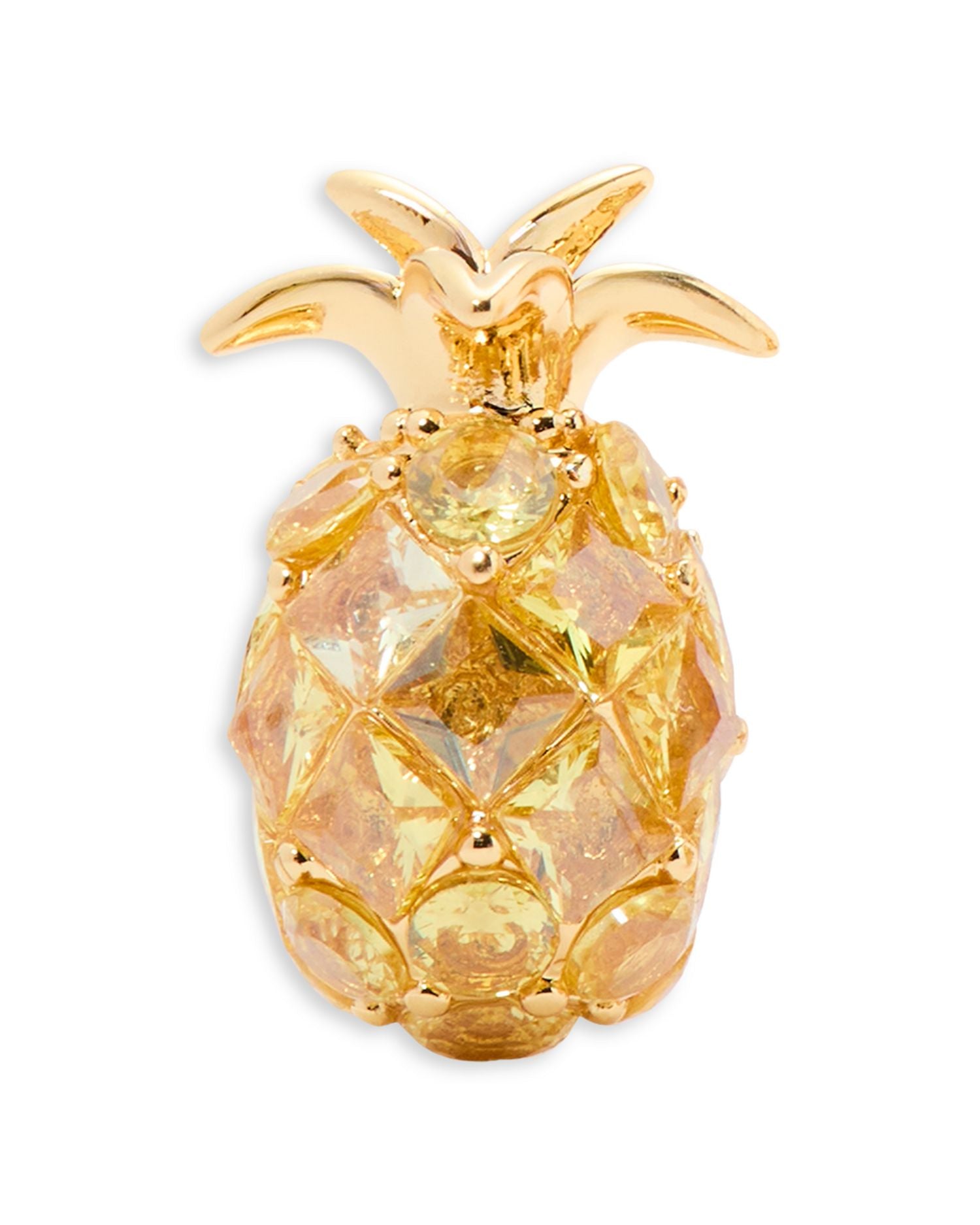 Sweet Treasures Cubic Zirconia Pineapple Stud Earrings