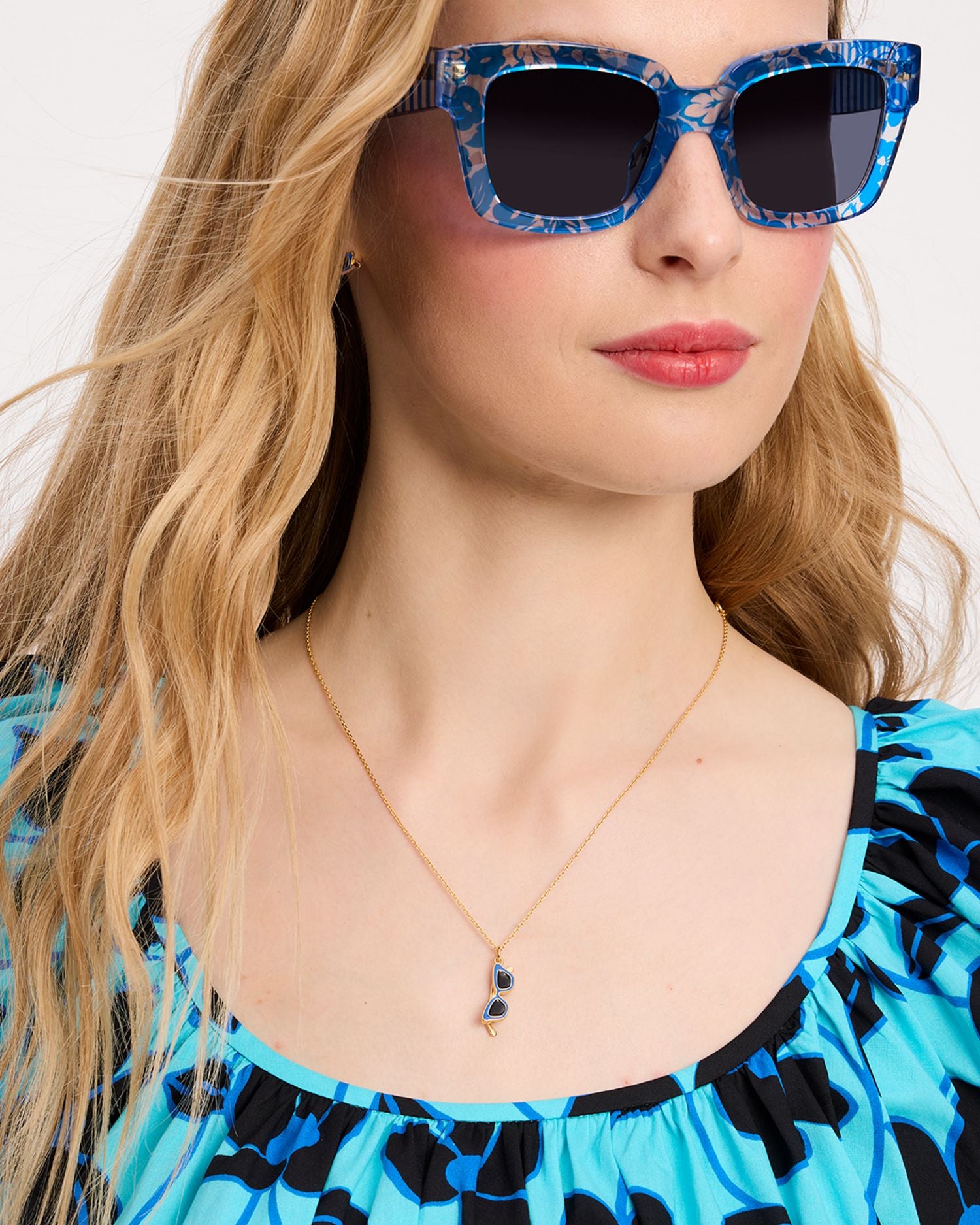 Sweet Treasures Sunglasses Mini Pendant Necklace, 16'-19'