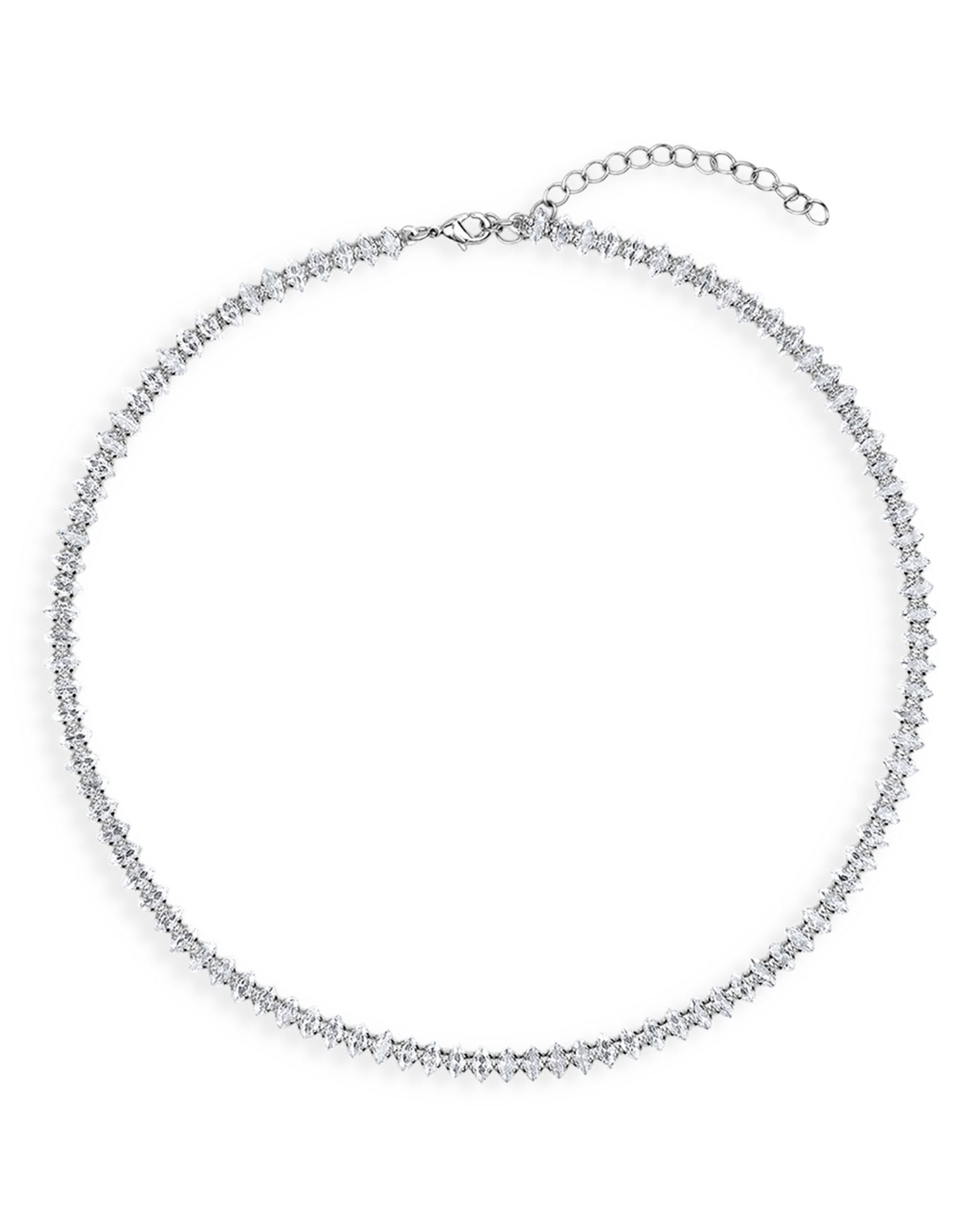 Thea Tennis Necklace, 14"