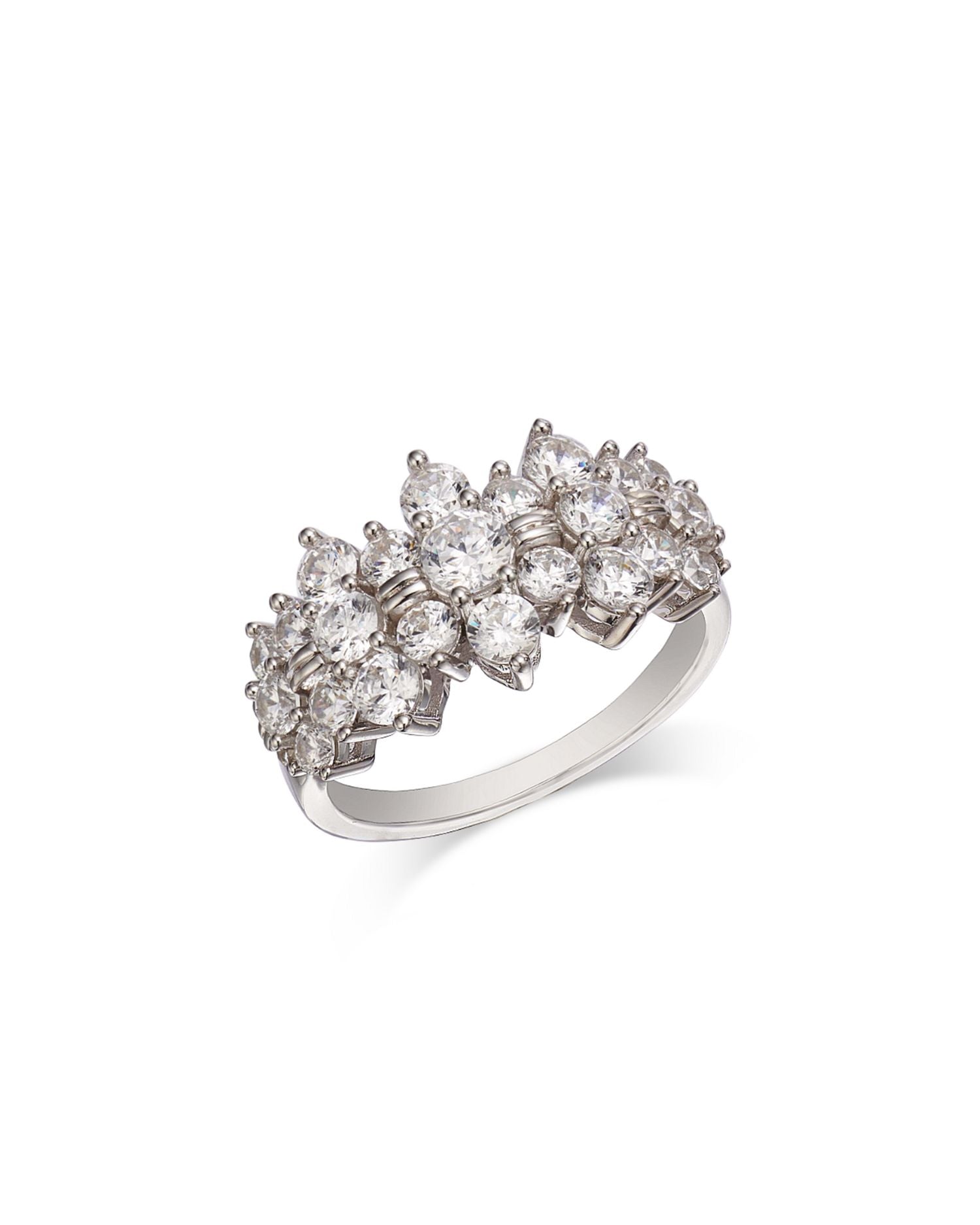 Diamond Cluster Ring in 14K White Gold, 2.0 ct. t.w.