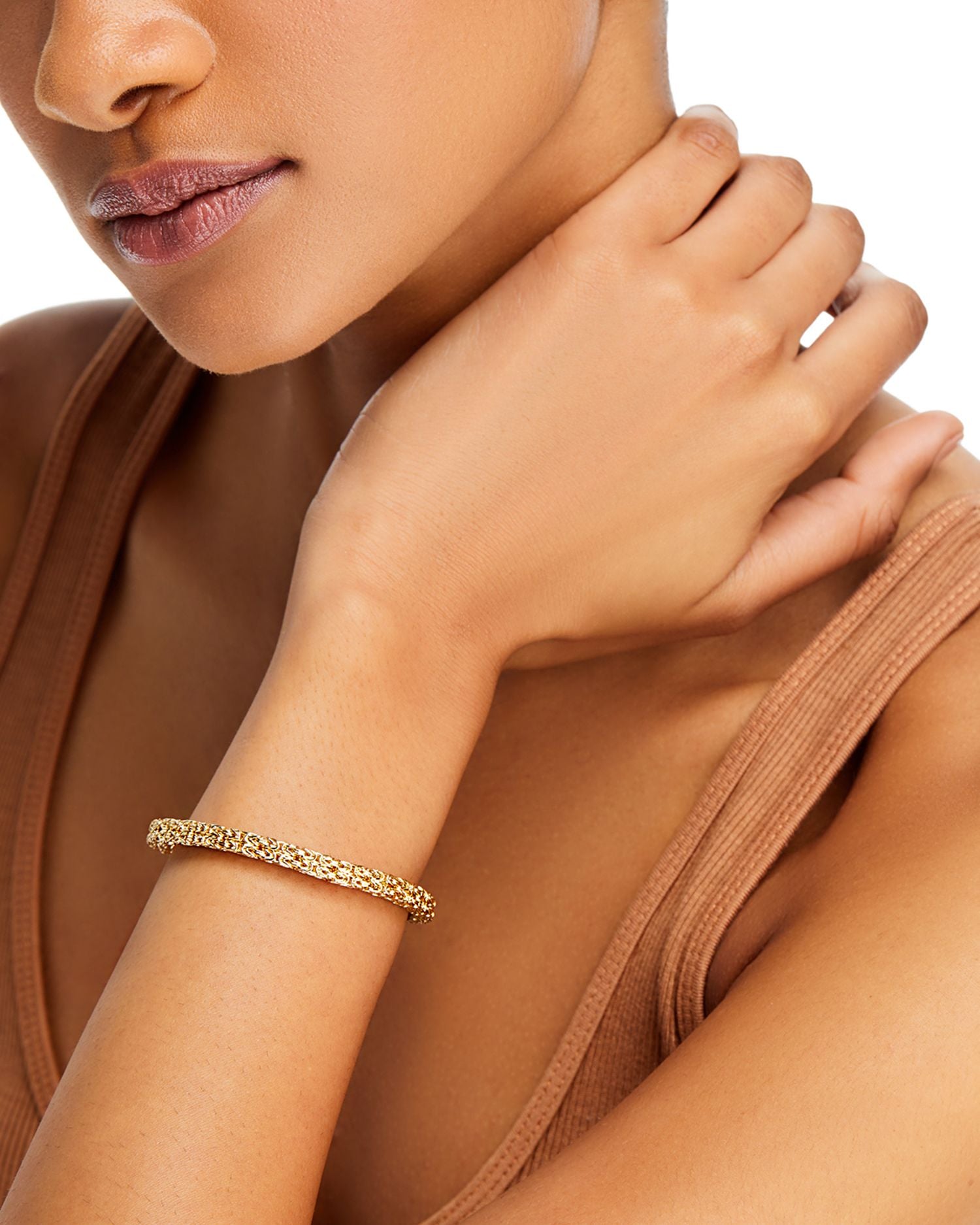 Byzantine Chain Bracelet in 14K Yellow Gold