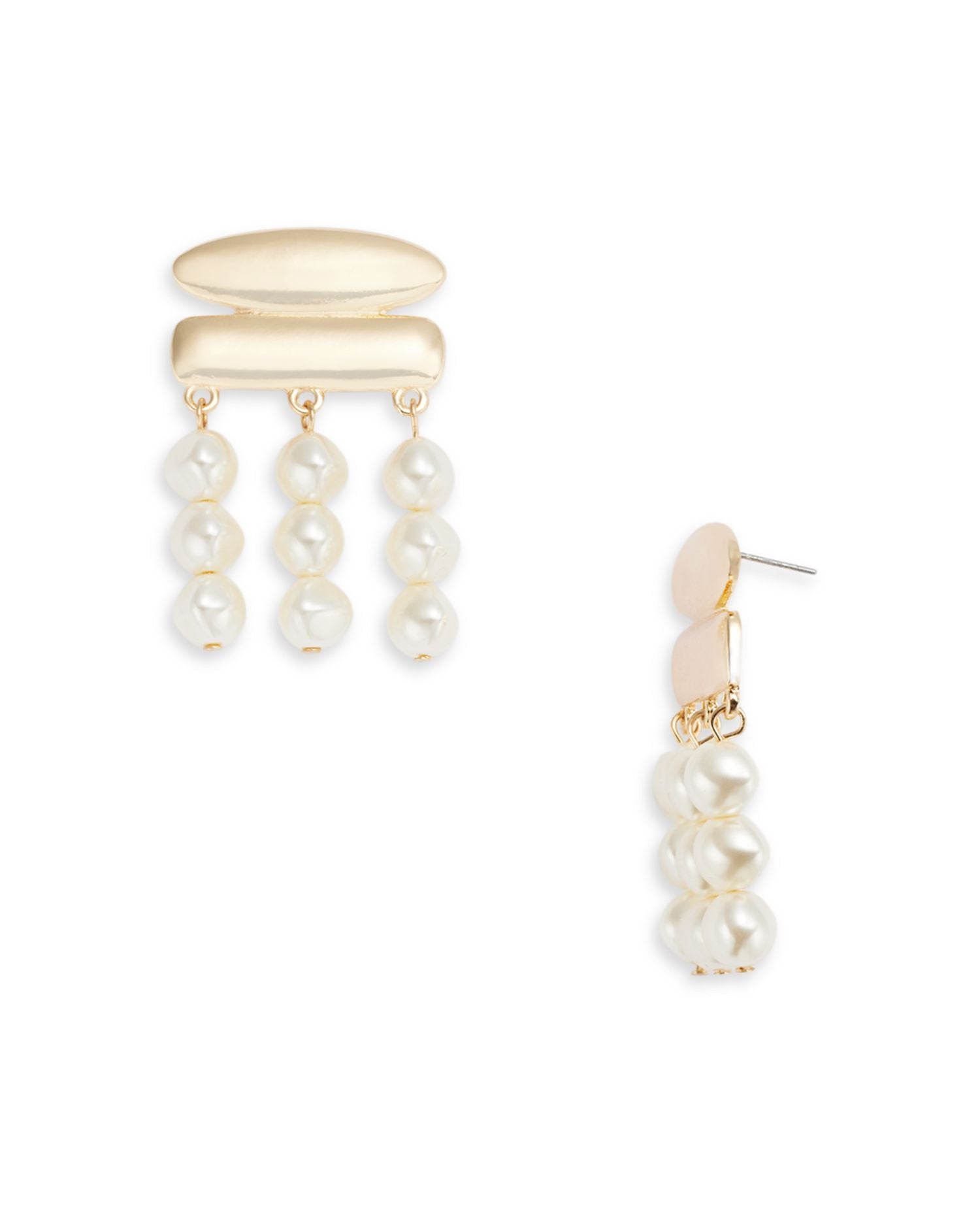 Imitation Pearl Earrings - Exclusive
