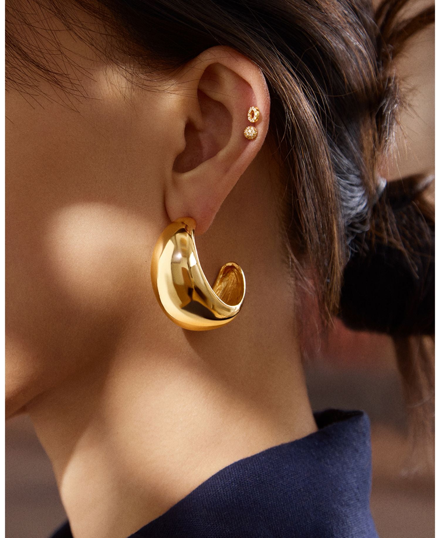 Emma C Hoop Earrings