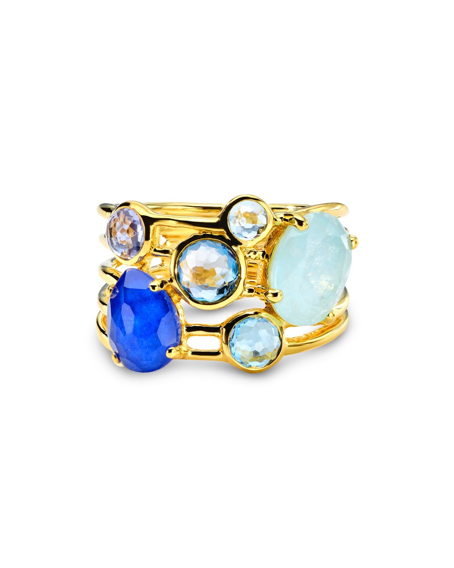 18K Yellow Gold 18K Rock Candy® Multi Stone Gelato Cluster Ring