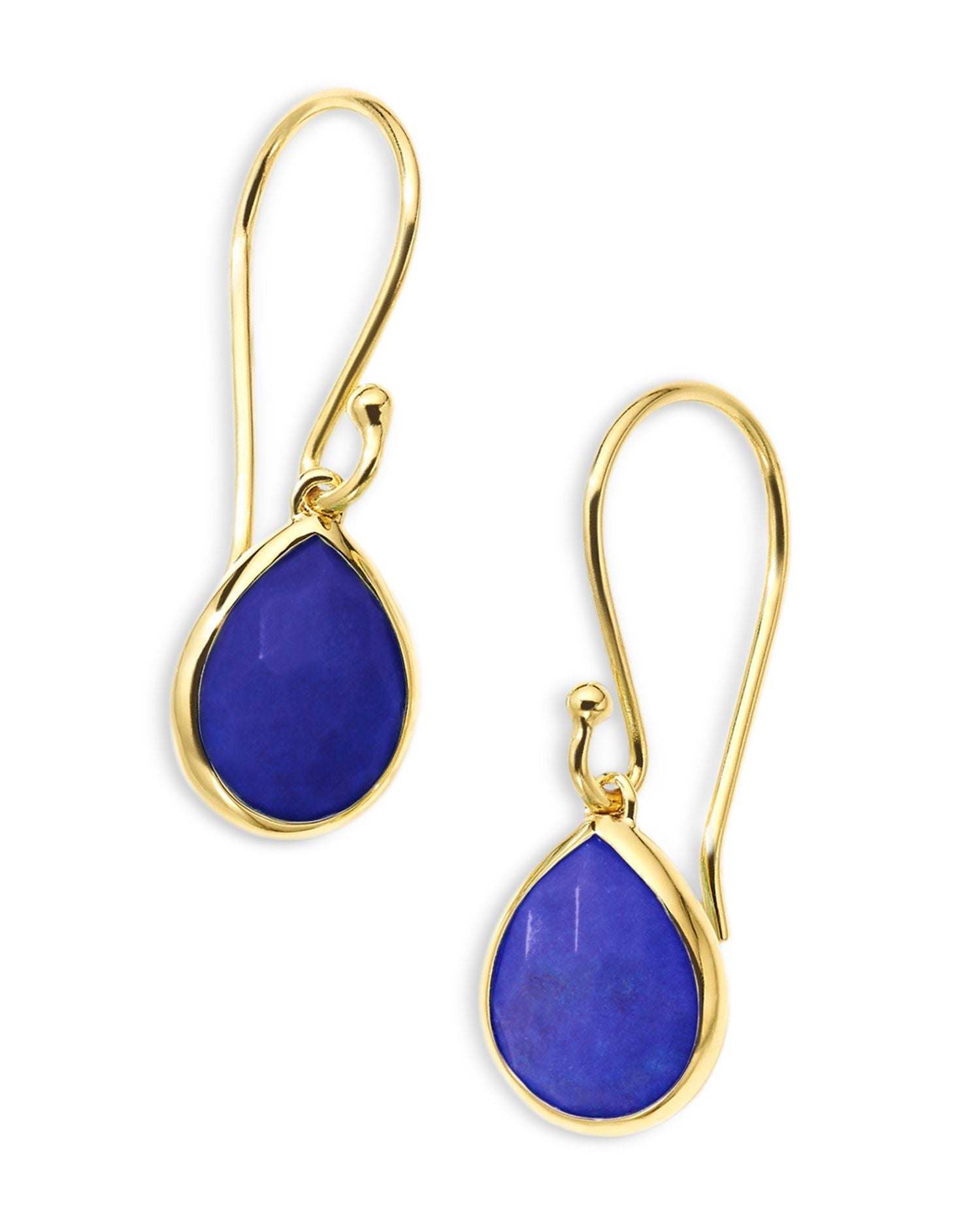 18K Yellow Gold 18K Rock Candy® Lapis Doublet Teeny Teardrop Earrings