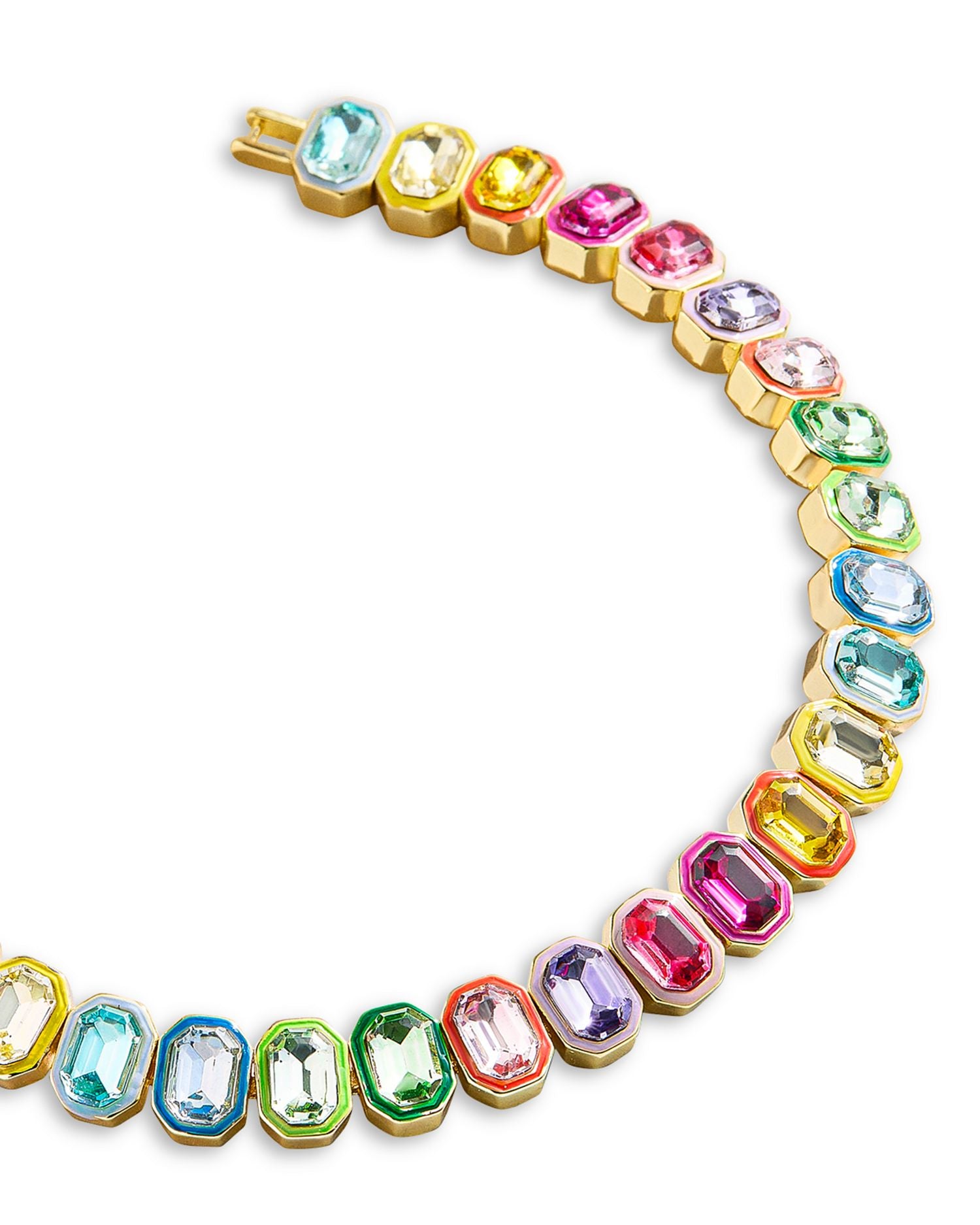 Julie Framed Stone Tennis Bracelet