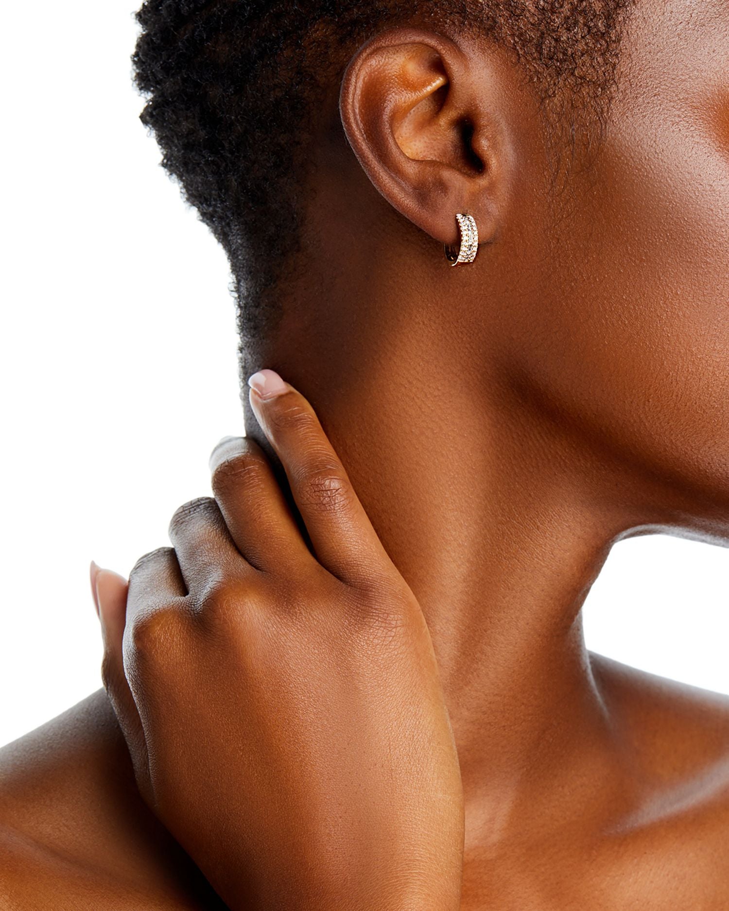 Diamond Hoop Earrings in 14K Yellow Gold, 0.50 ct. t.w.