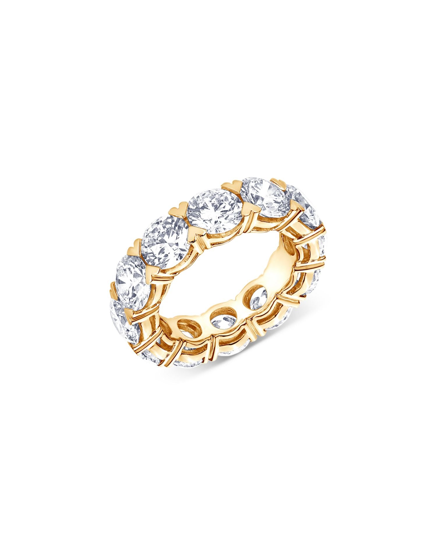 Certified Lab Grown Diamond Eternity Band in 18K Yellow Gold, 10.05 ct. t.w.
