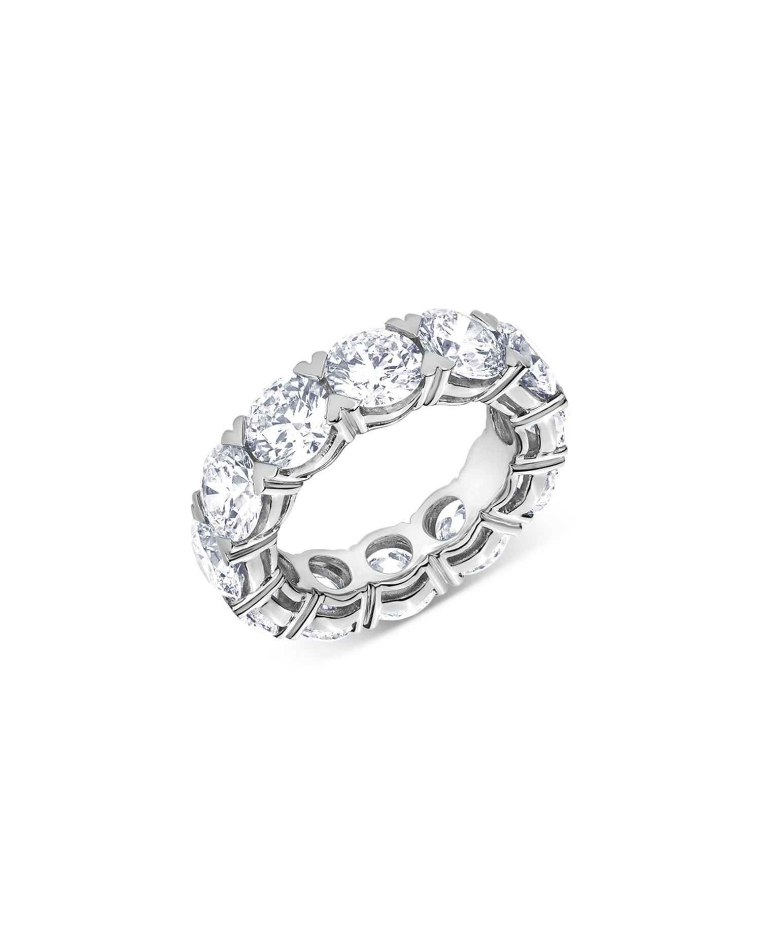 Certified Lab Grown Diamond Eternity Band in 18K White Gold, 10.05 ct. t.w.