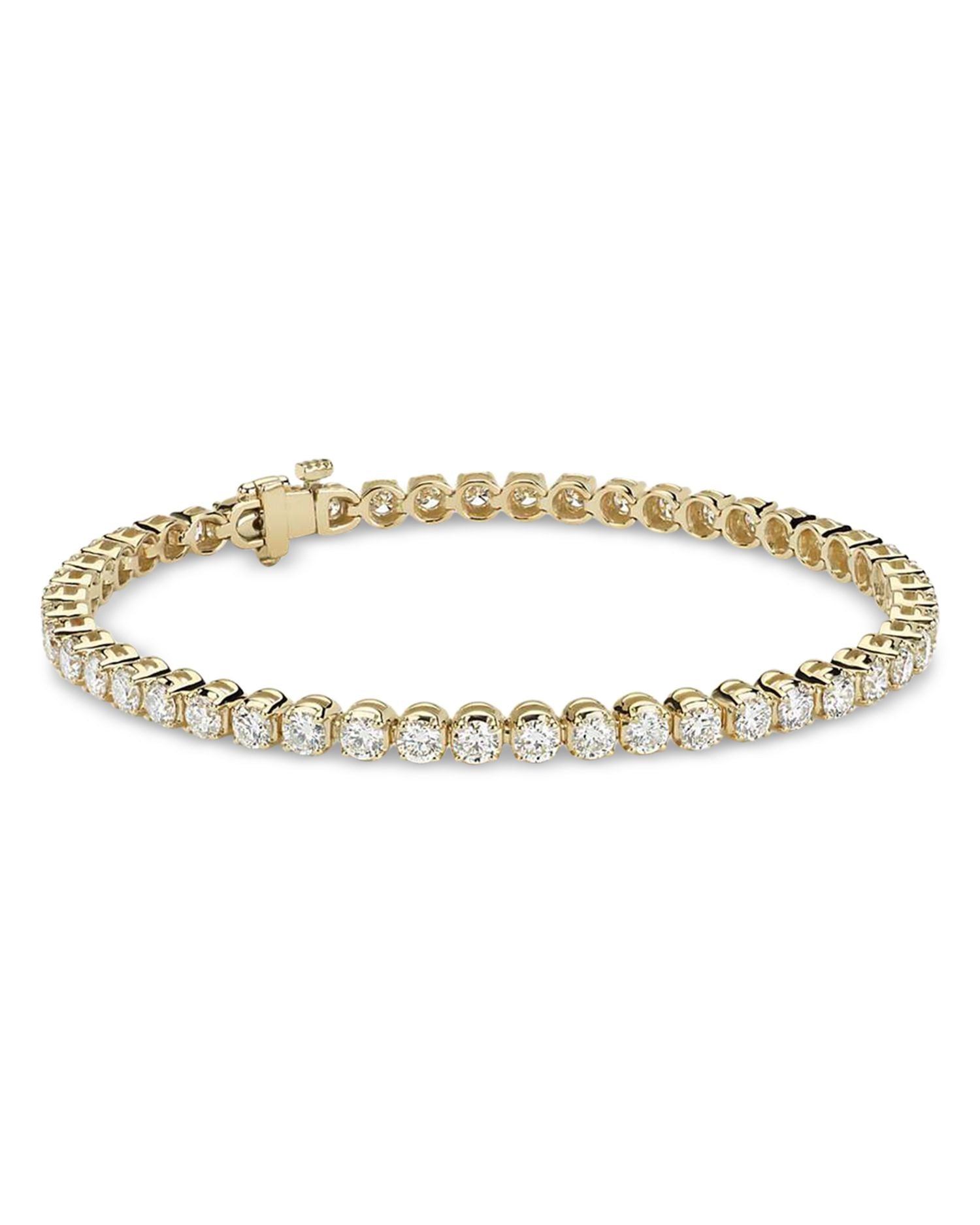 Diamond Tennis Bracelet in 18K Yellow Gold, 5.0 ct. t.w.