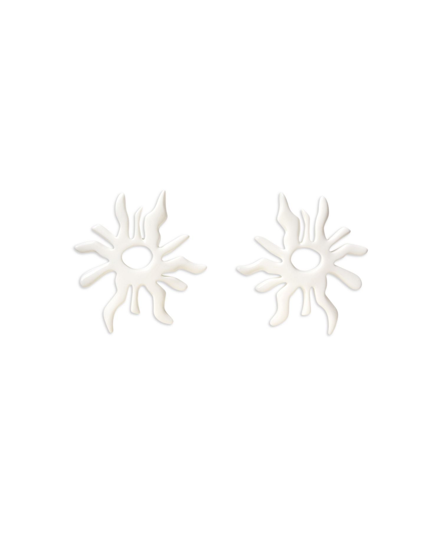 Soleil Sculptural Sun Drop Earrings