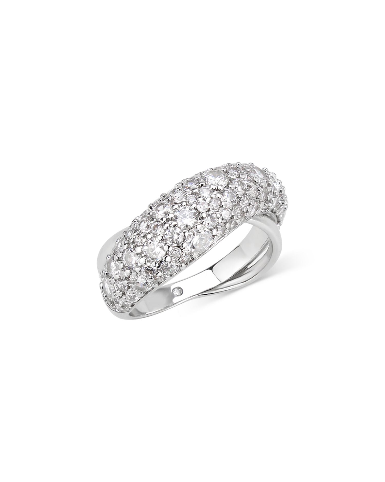 Stone Cluster Band Ring - Exclusive