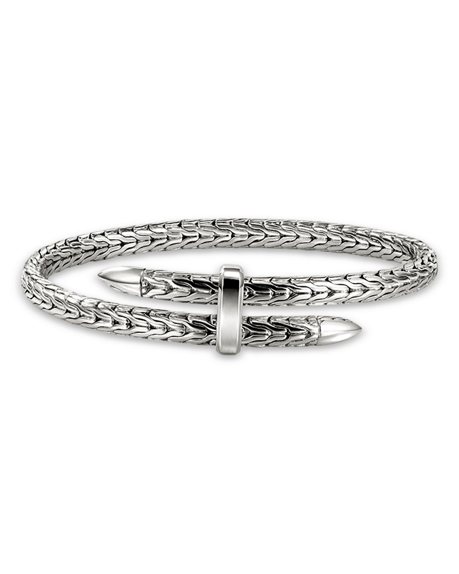 Sterling Silver Spear Flex Bracelet