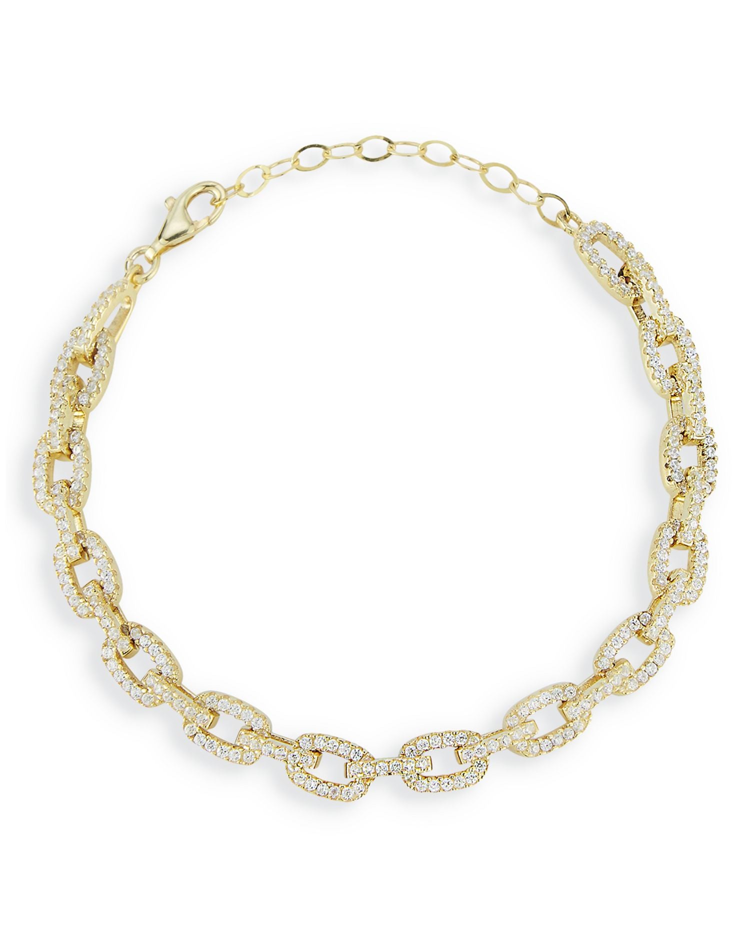 Pavé Link Chain Bracelet - Exclusive