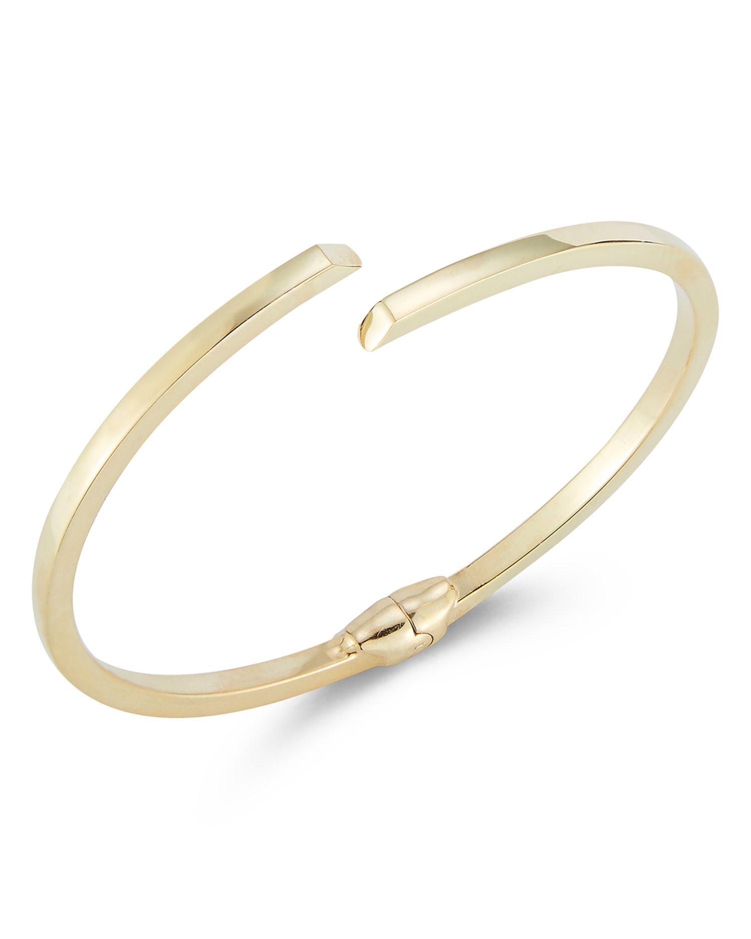 Bypass Bangle Bracelet in 14K Gold Plated Sterling Silver - Exclusive