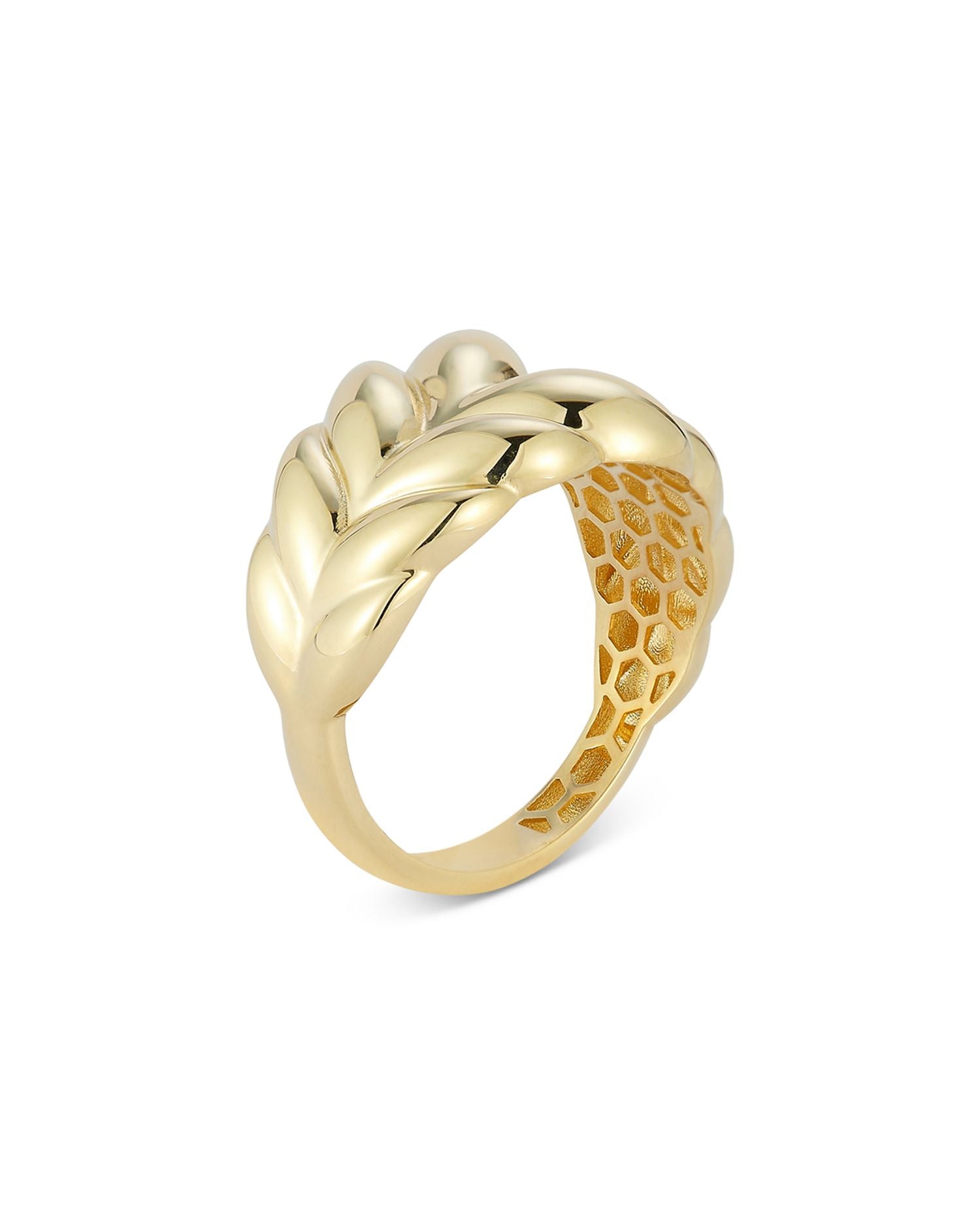 Bloomingdale's Bold Woven Style Ring in 14K Yellow Gold
