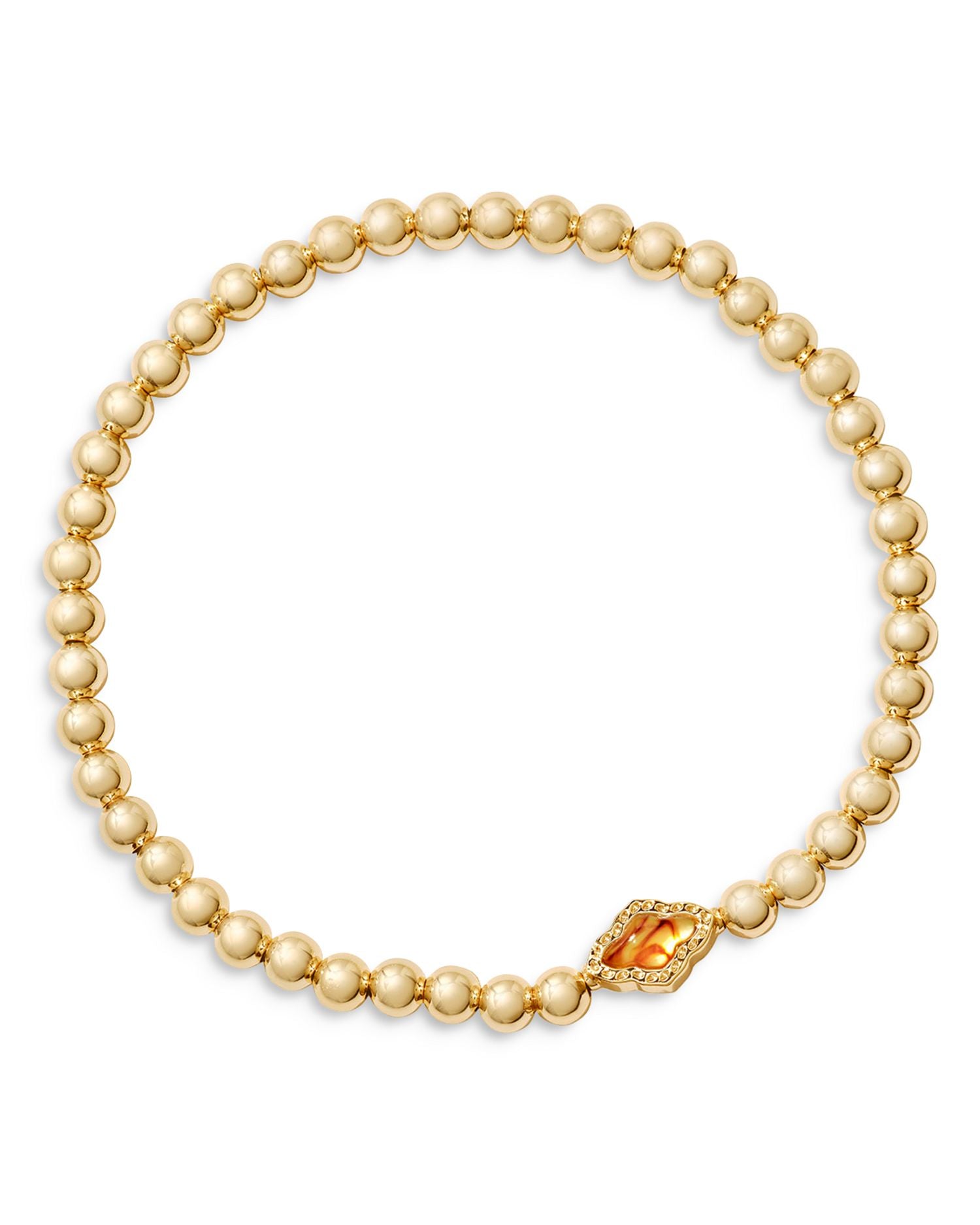 Abbie Mother of Pearl Beaded Stretch Bracelet