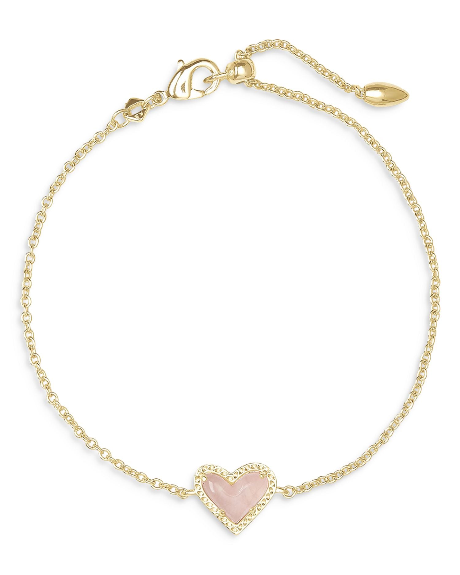Ari Quartz Heart Chain Bracelet