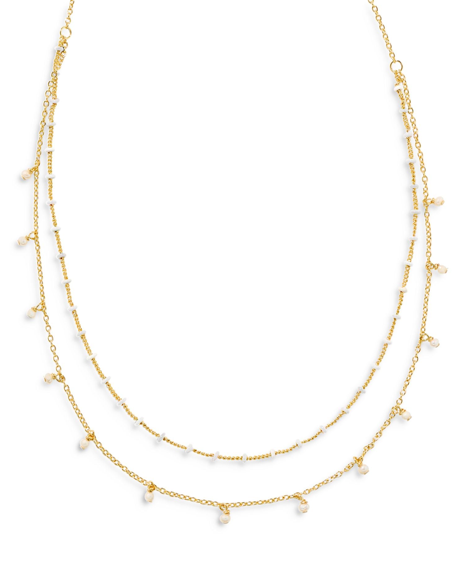 Eve Cultured Freshwater Pearl Layered Necklace, 17'
