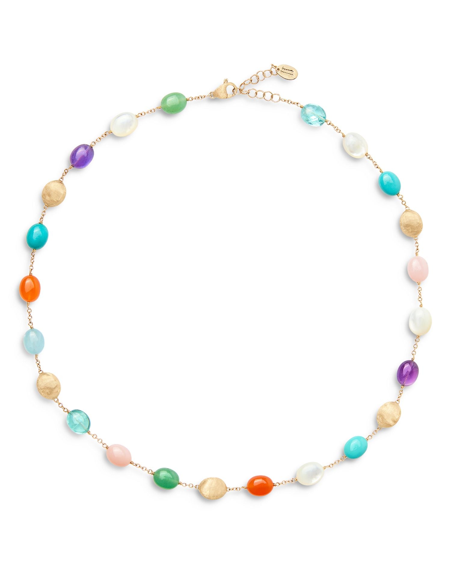 18K Yellow Gold Siviglia Multi Stone Collar Necklace, 16.5" - Exclusive