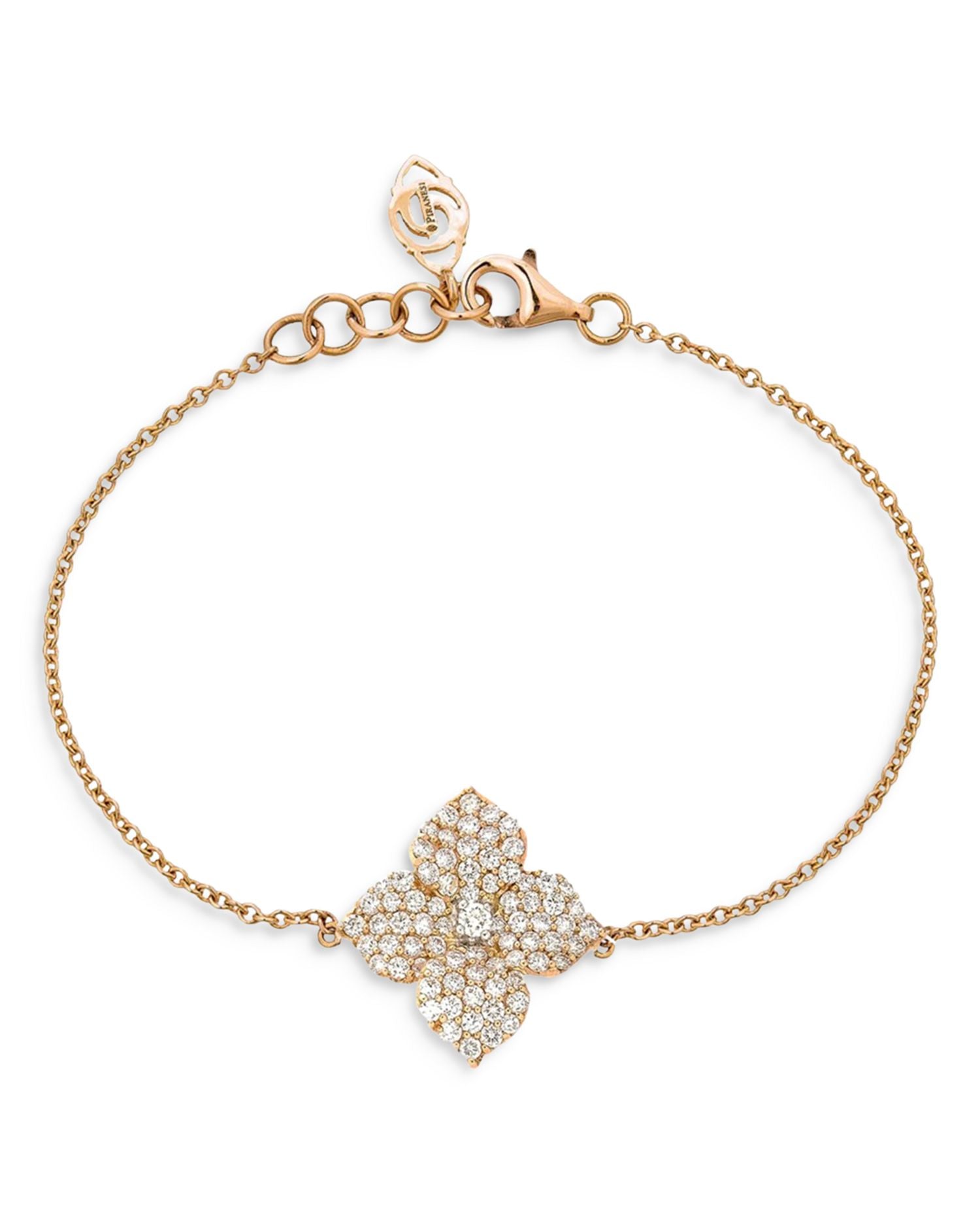 18K Rose Gold Fiore Bracelet with Diamonds, 0.77 ct. t.w.