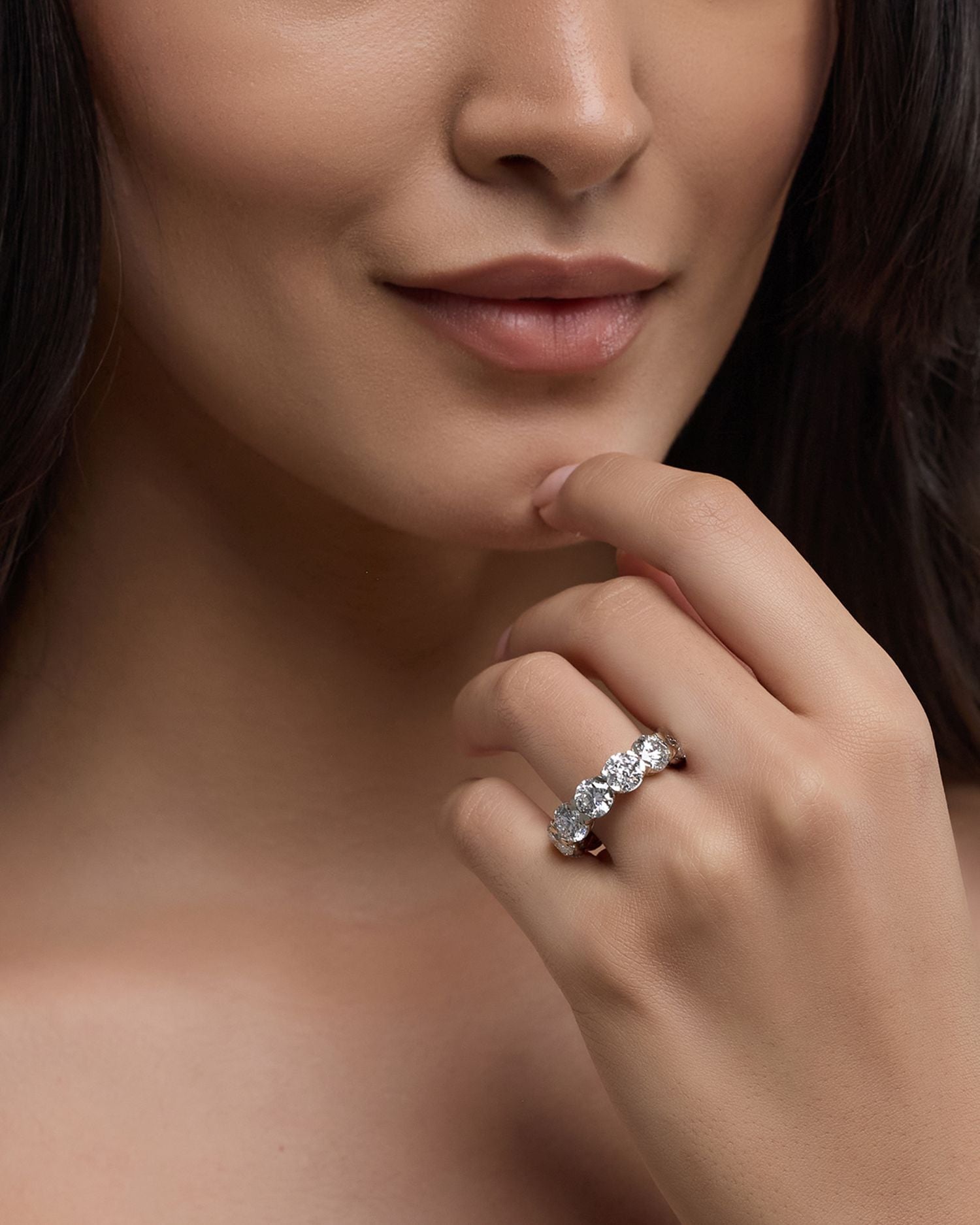 Certified Lab Grown Diamond Eternity Band in 18K White Gold, 10.05 ct. t.w.