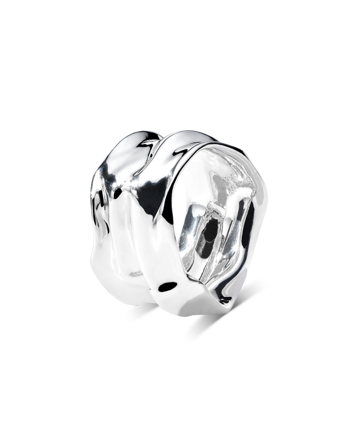 Sterling Silver 925 Classico Crush Statement Ring
