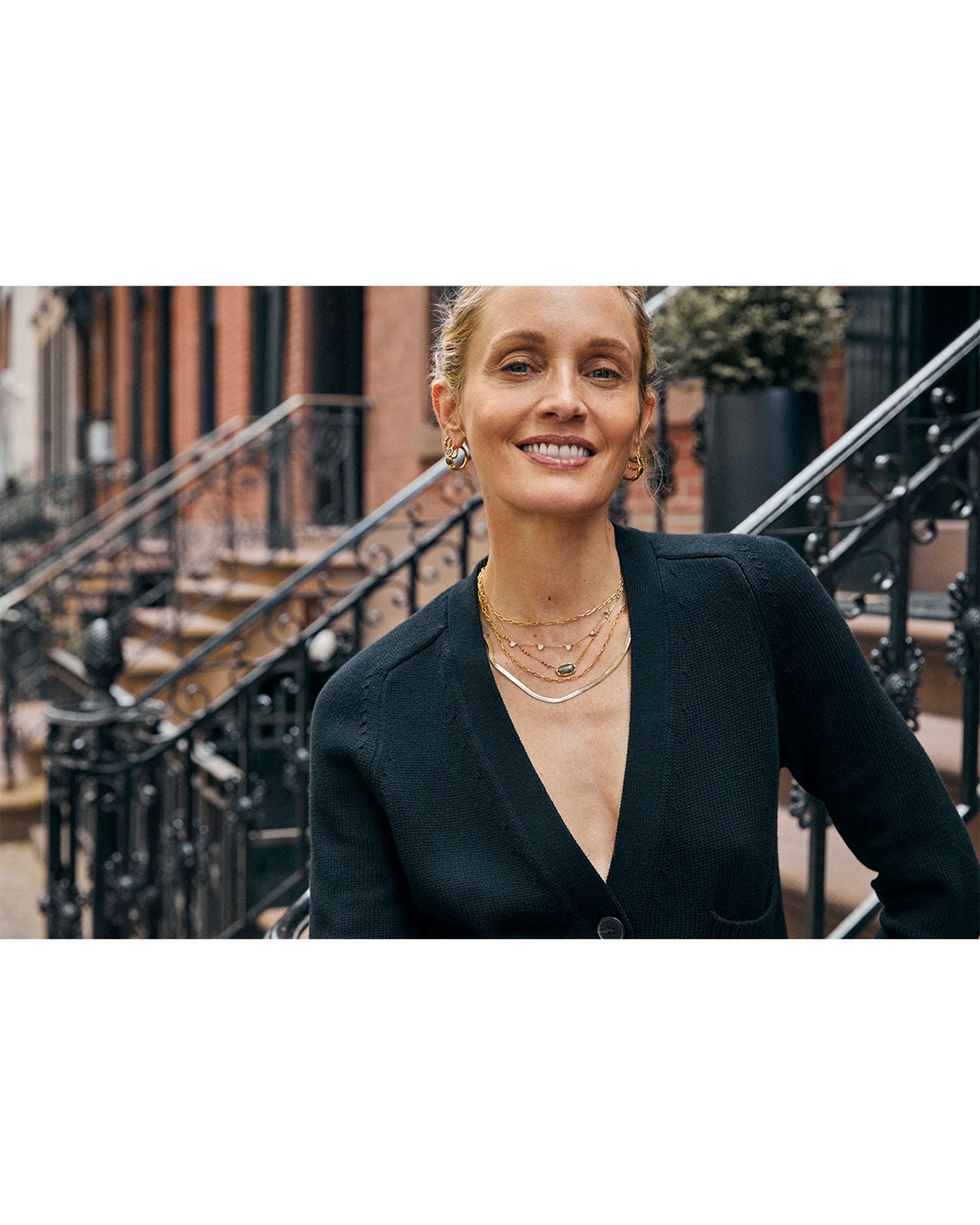 Maura Gemstone Hoop Earrings