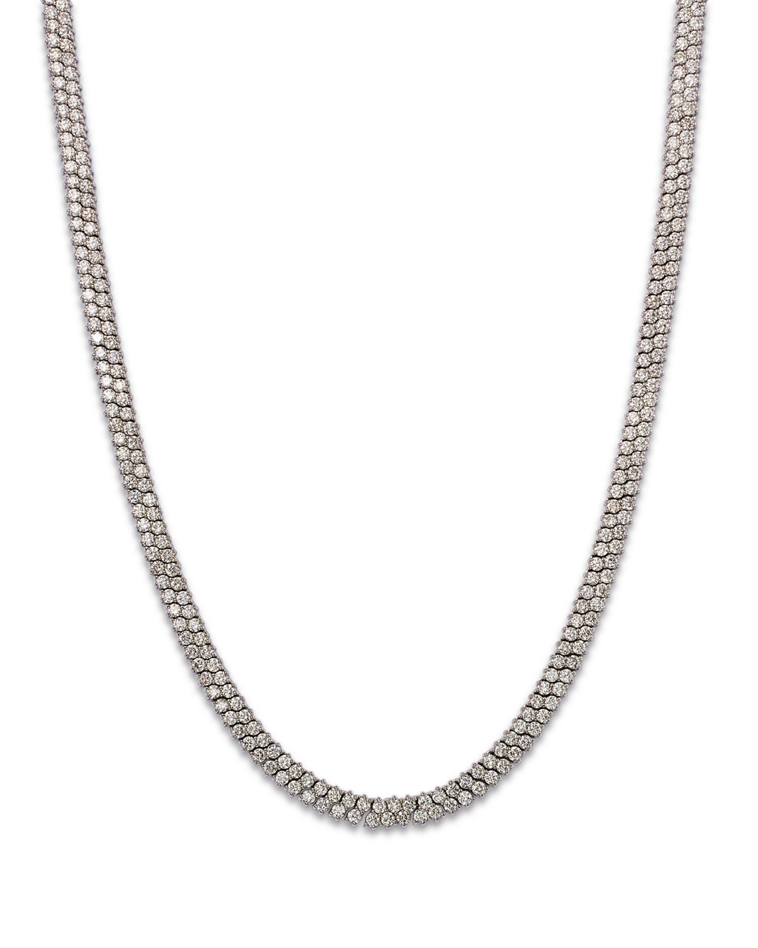 Diamond Necklace in 14K White Gold, 8.00 ct. t.w. - Exclusive