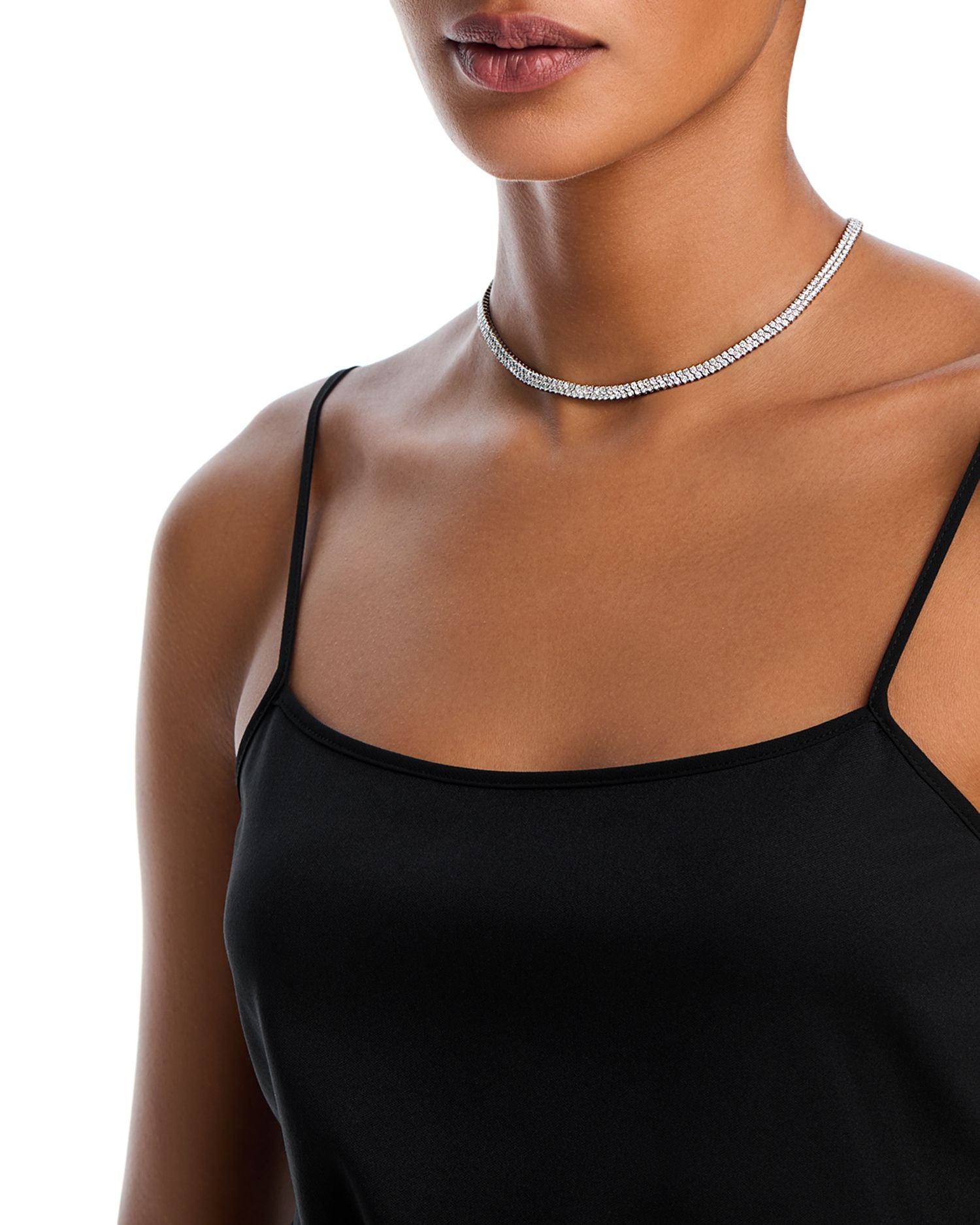 Diamond Necklace in 14K White Gold, 8.00 ct. t.w. - Exclusive