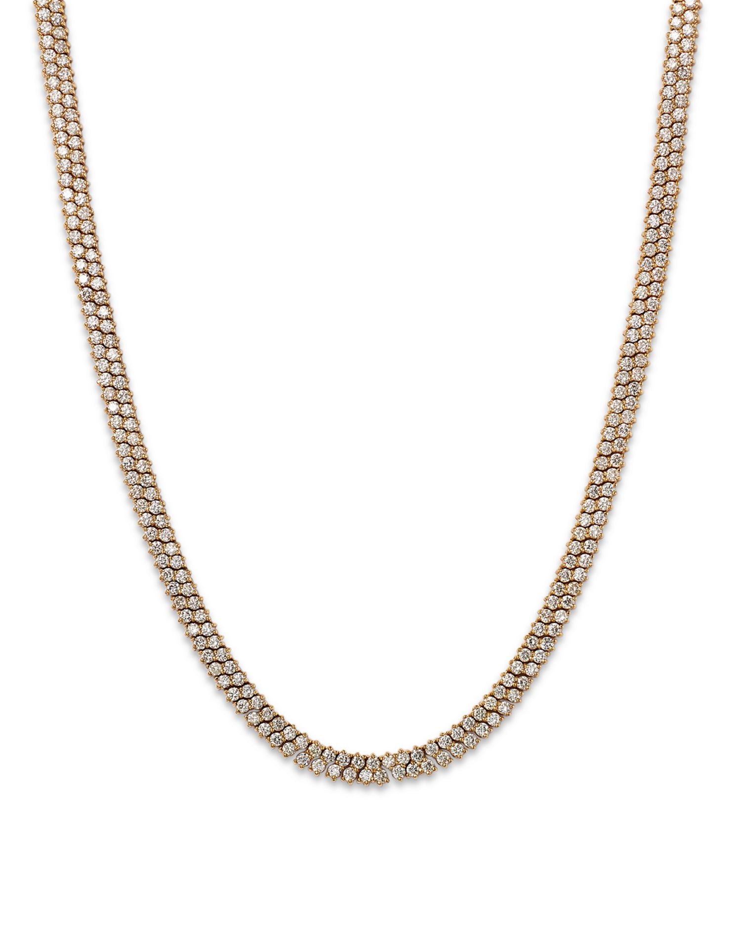Diamond Necklace in 14K Yellow Gold, 8.00 ct. t.w. - Exclusive
