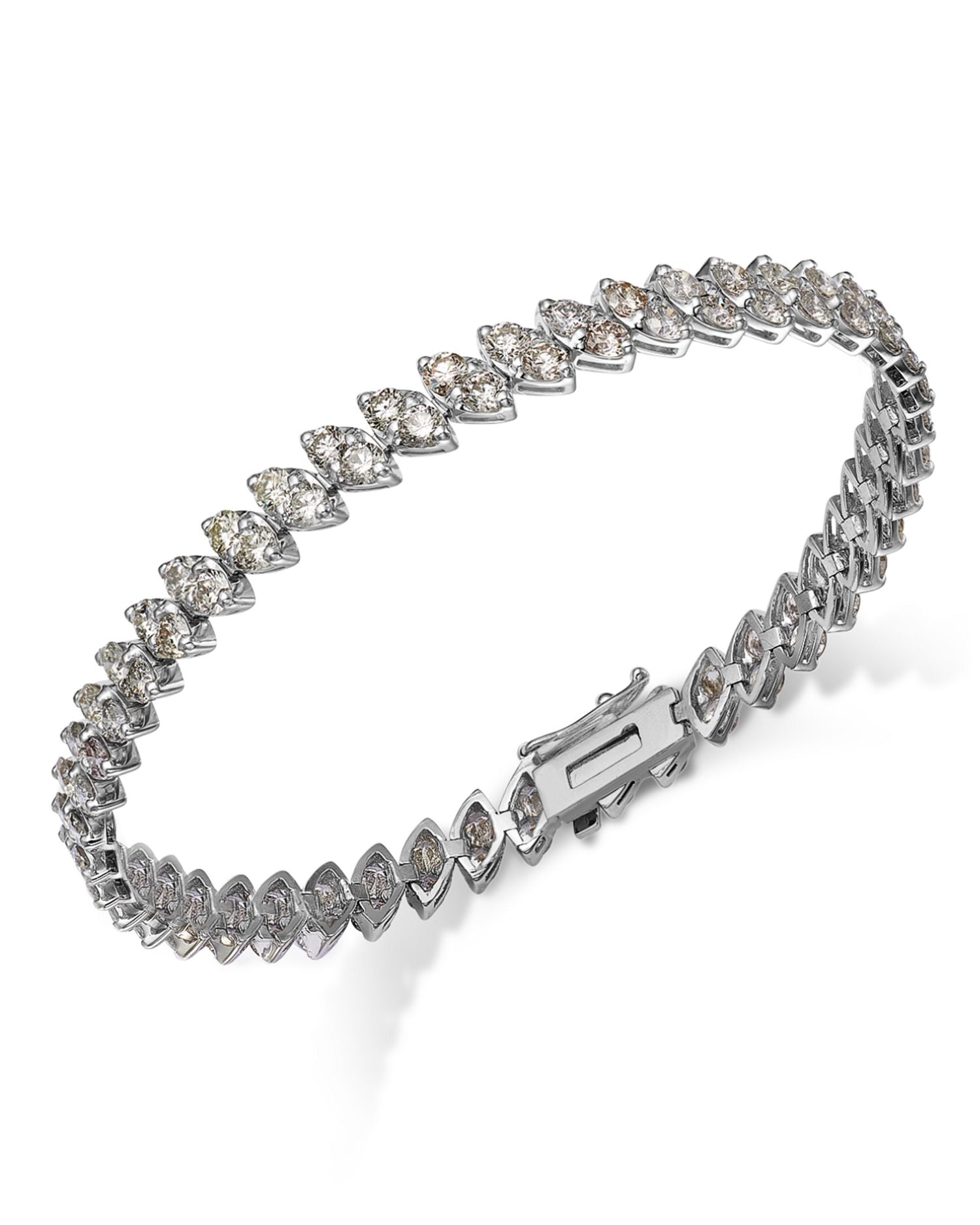Diamond Tennis Bracelet in 14K White Gold, 6.50 ct. t.w. - Exclusive
